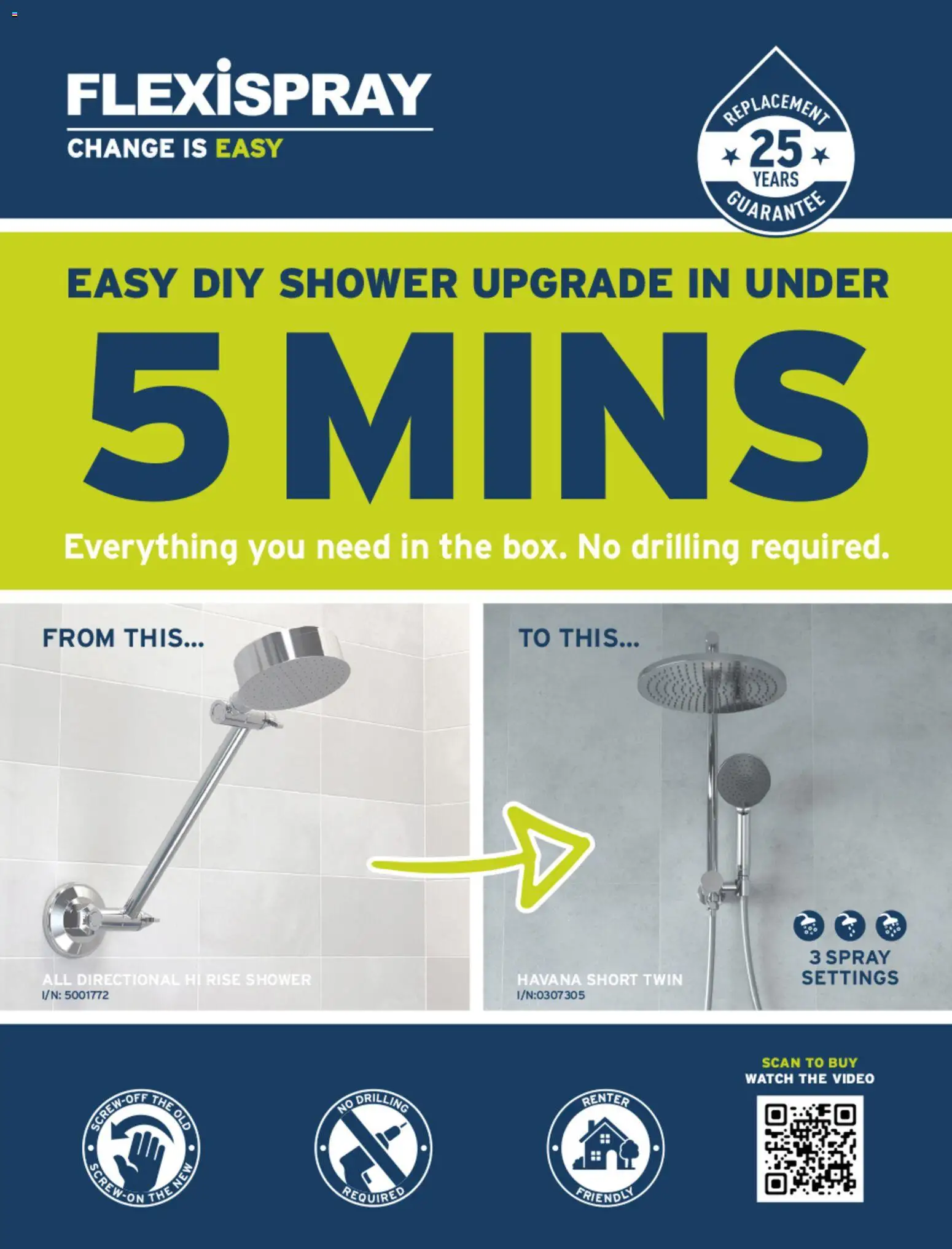 Bunnings Warehouse catalogue - valid from 01/10/2026 | Page: 90 | Products: Shower, Havana, Watch, Video