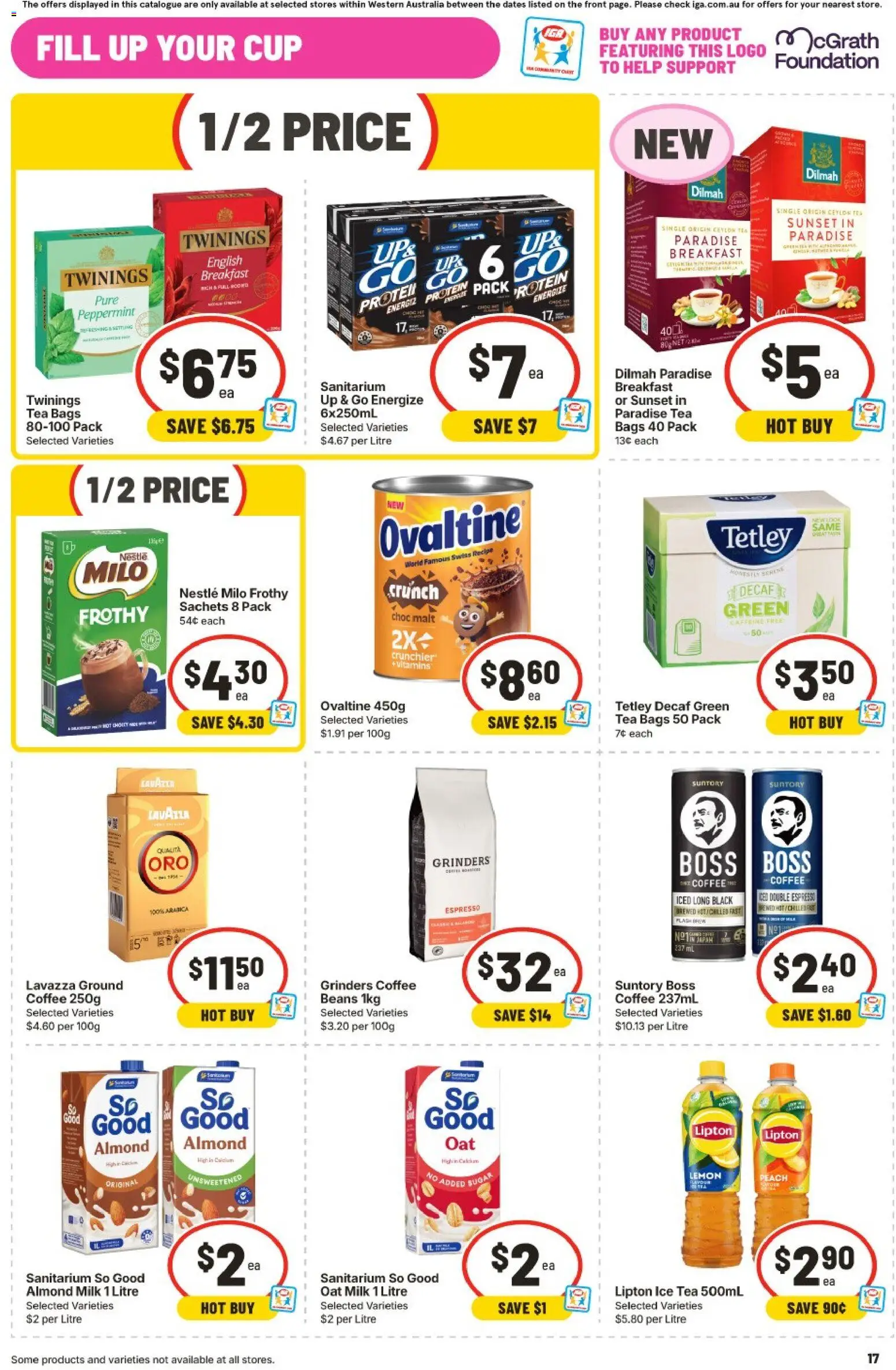 IGA catalogue - valid from 23/09/2026 | Page: 17 | Products: Coffee, Ice, Up & go, Beans
