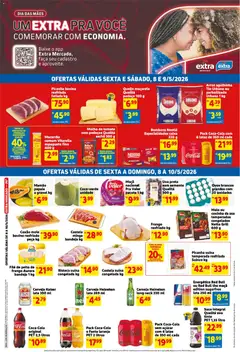 Extra ofertas Fim de semana Mercado - Pré-Visualização do folheto da loja Extra, válido de 08.05.2026