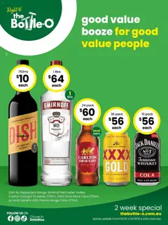 Preview of The Bottle-O - Good Value Booze, For Good Value People. 11/05 - valid from 10.05.2026