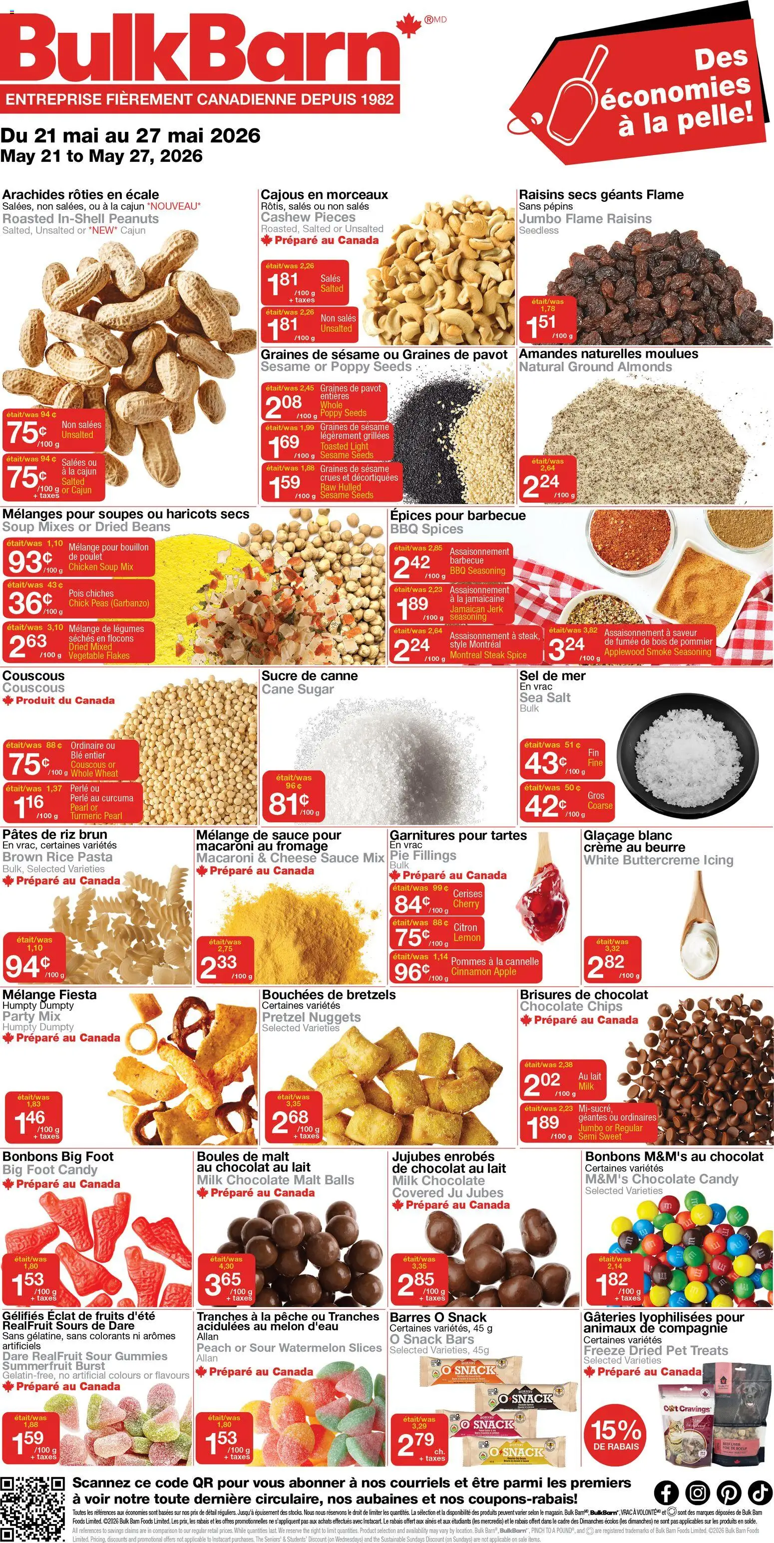 Bulk Barn flyer valid from 21.05.2026 | Page: 1