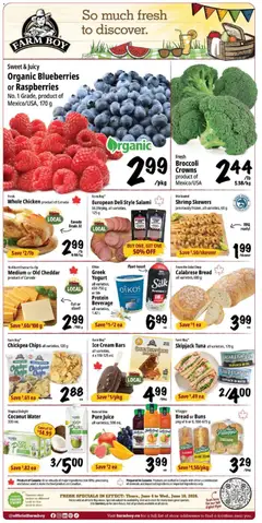 Preview of Farm Boy weekly flyer / circulaire from shop Farm Boy valid from 04.06.2026