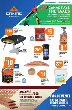 Preview of Canac weekly flyer from shop Canac valid from 04.06.2026