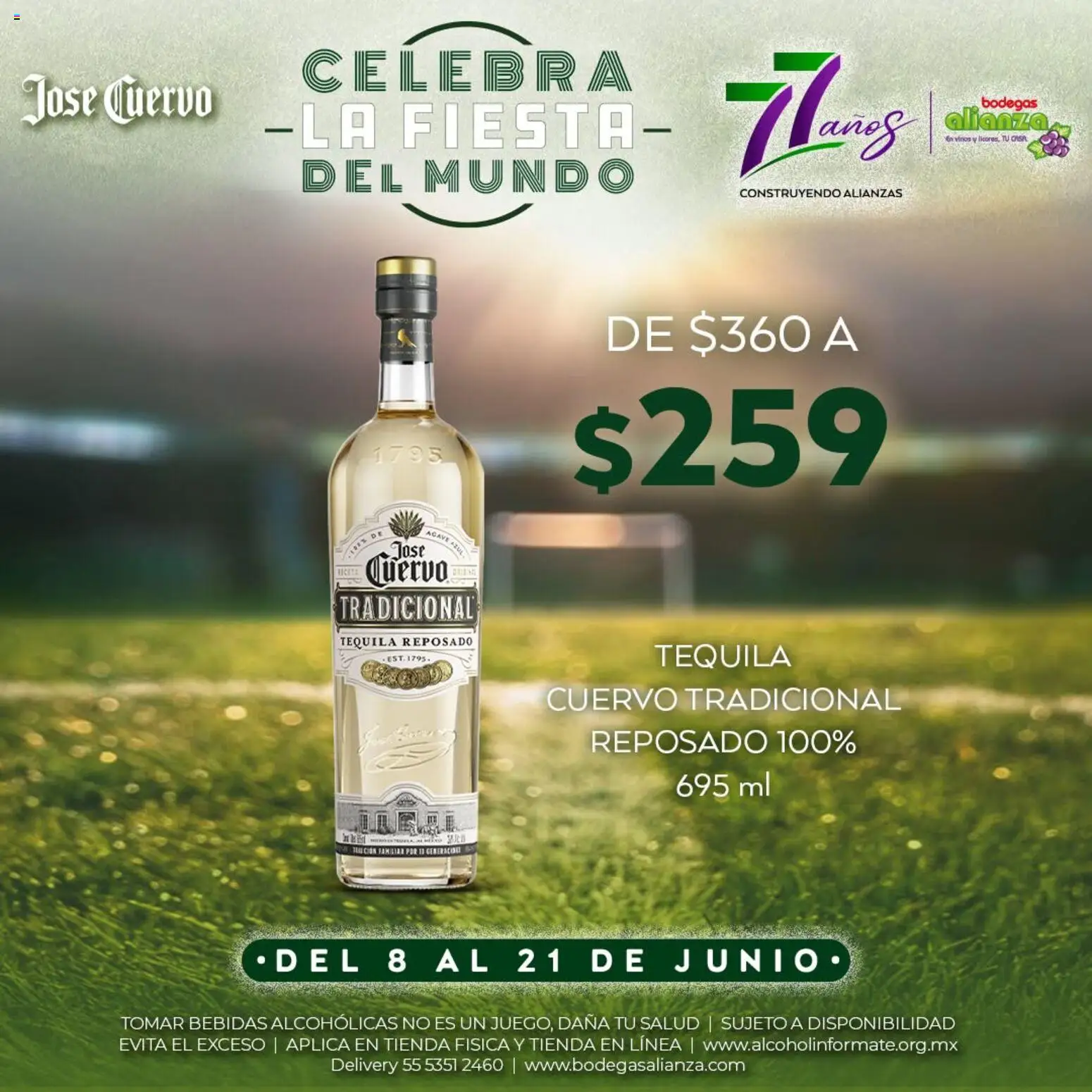 Nuevas ofertas de Bodegas Alianza válidas en toda la República Mexicana desde el 08.06.2026. ¡Encuentra las mejores ofertas en Bodegas Alianza catálogo Celebra la fiesta del mundo! | Página: 4