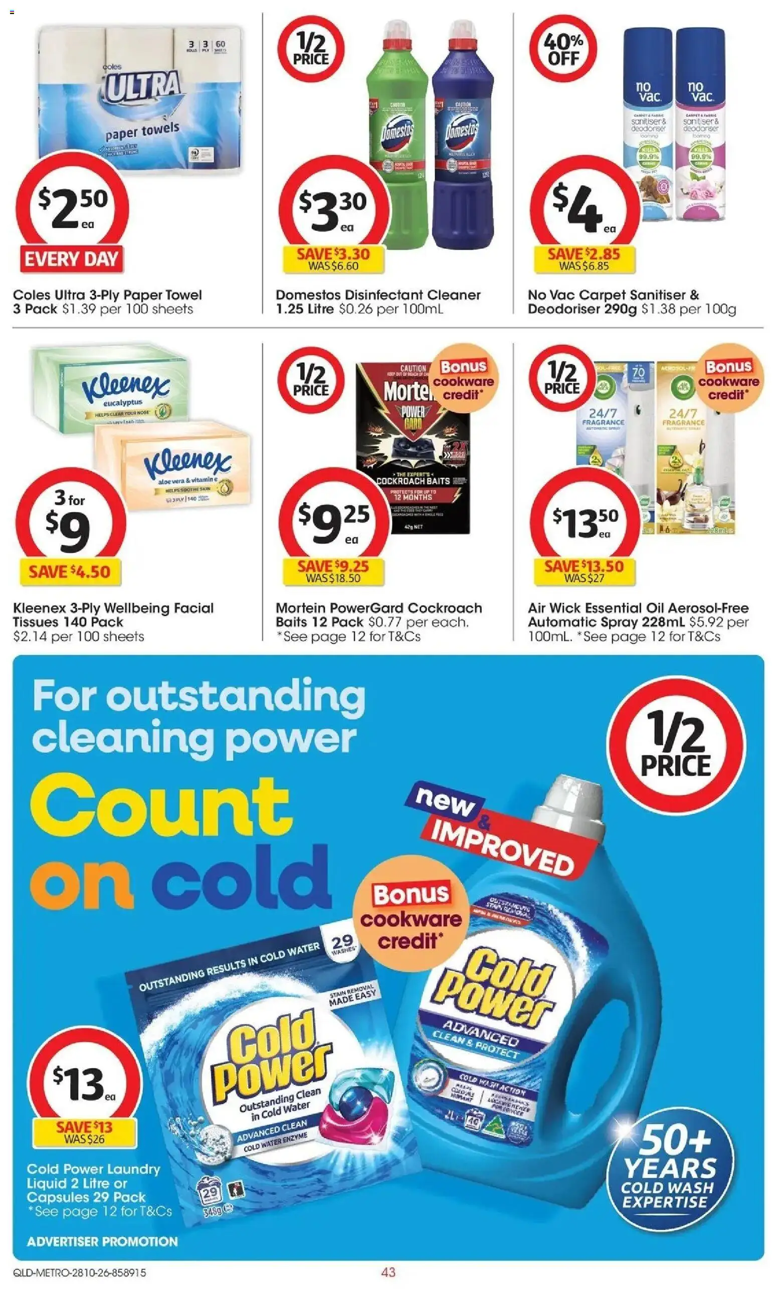 ﻿Coles catalogue valid from 28/10/2026 > Online Australia | Page: 43