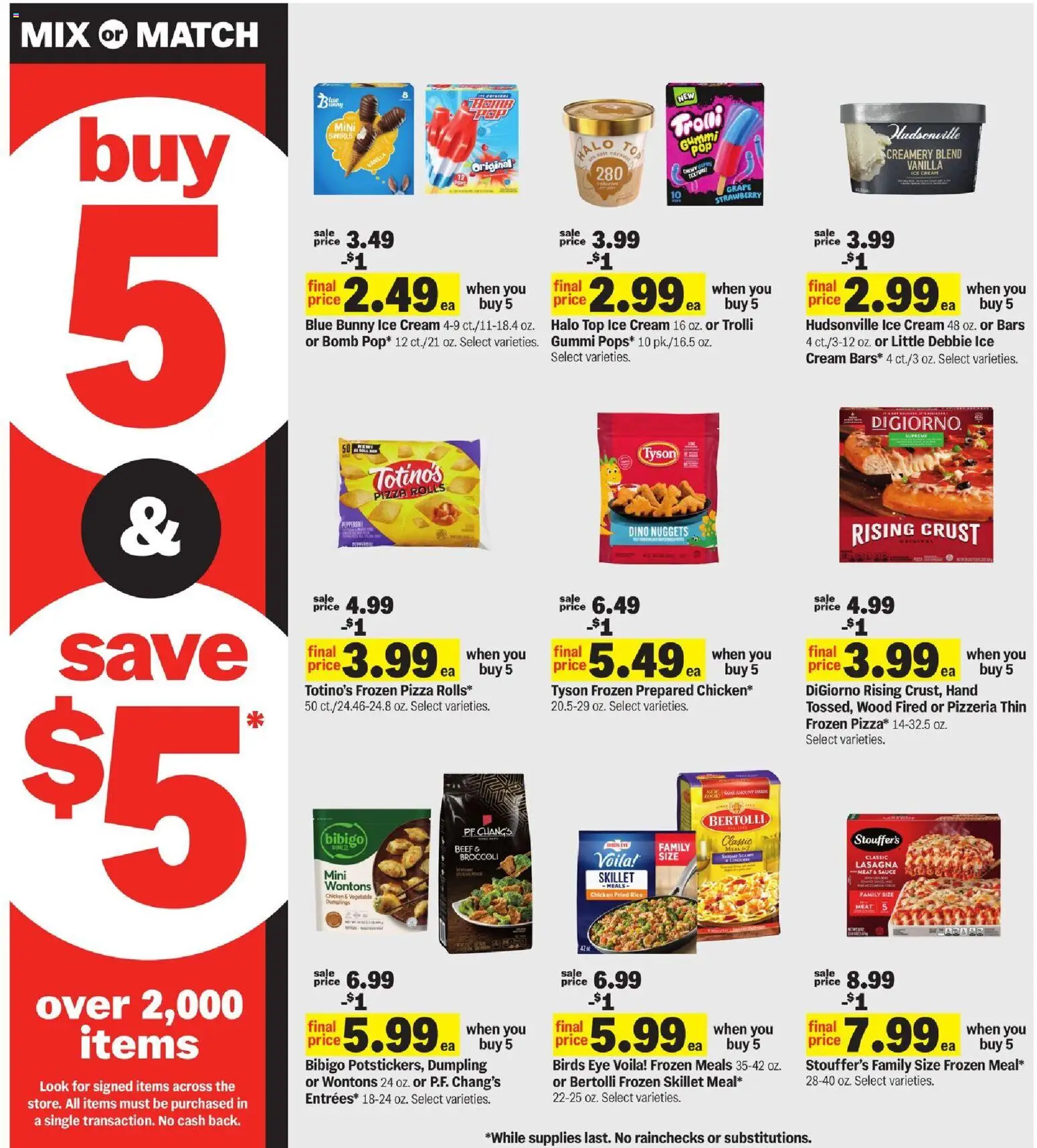 Meijer Weekly Ad - MI - valid from 20.05.2026 | Page: 6 | Products: Beef, Cream, Ice cream, Sauce
