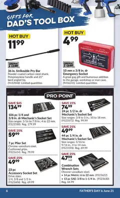 Preview of Princess Auto weekly flyer - 2 Week Sale! from shop Princess Auto valid from 16.06.2026 | Page: 10 | Products: PC, Case, Socket, Box