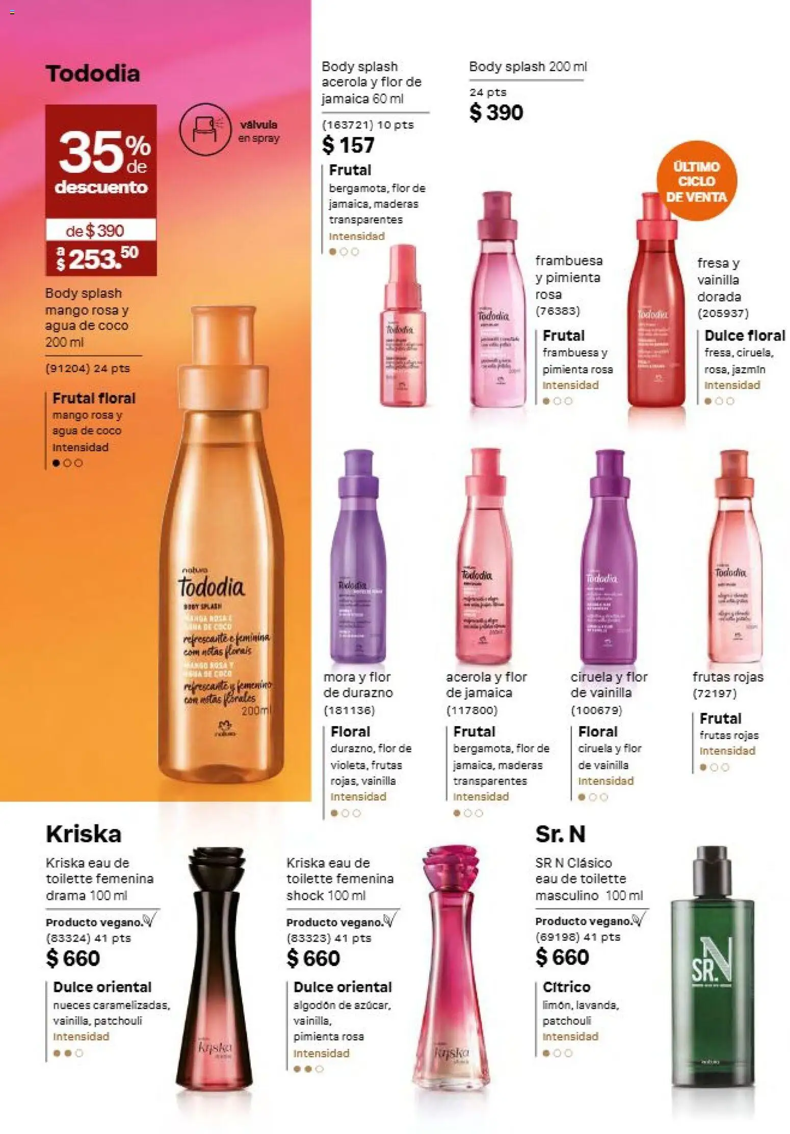 Nuevas ofertas de Natura válidas en toda la República Mexicana desde el 31/07/2026. ¡Encuentra las mejores ofertas en Natura campaña 12 2026! | Página: 42 | Productos: Agua, Algodón, Válvula, Eau de toilette