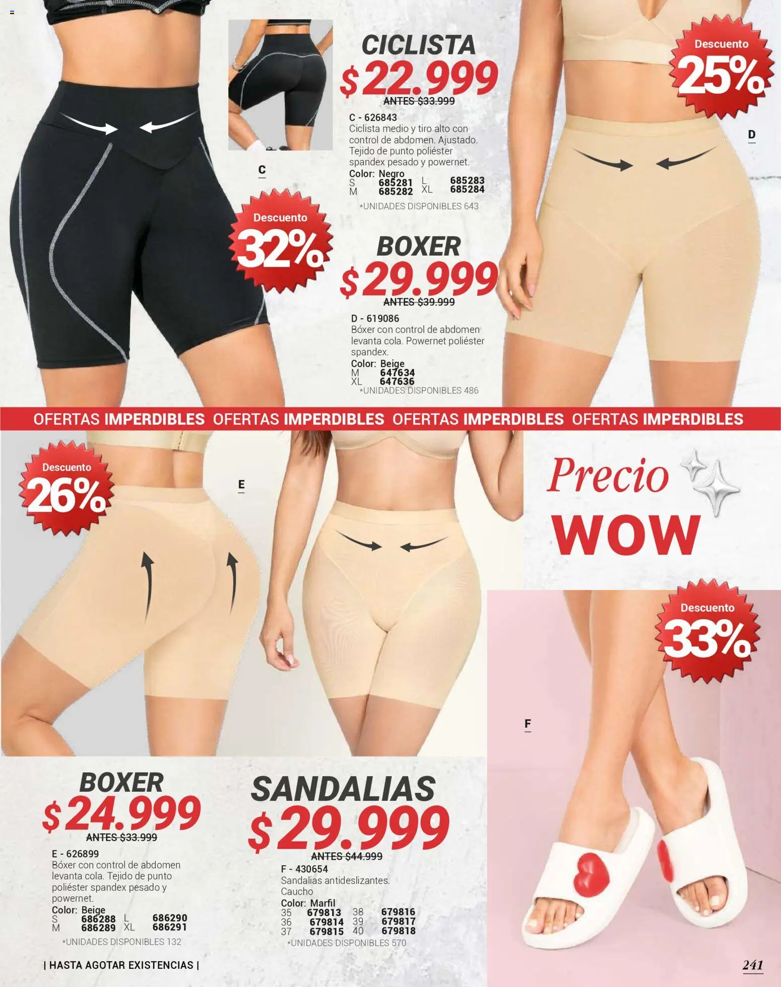 Carmel revista - valida desde el 01/04/2026 | Página: 241 | Productos: Sandalias