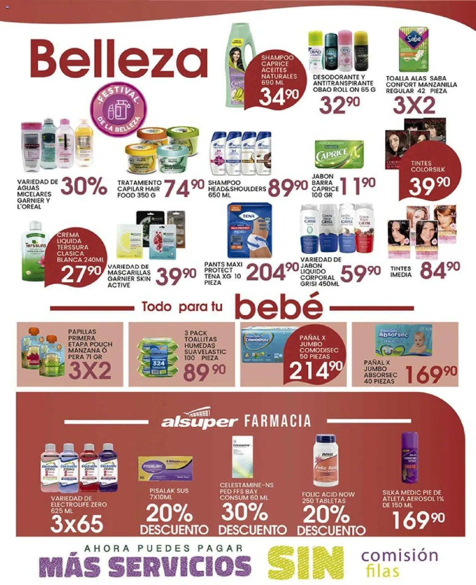 Nuevas ofertas de Alsuper válidas en toda la República Mexicana desde el 15.12.2026. ¡Encuentra las mejores ofertas en Alsuper folleto Chihuahua-Ciudad! | Página: 4 | Productos: Desodorante, Manzana, Toallitas húmedas, Barra