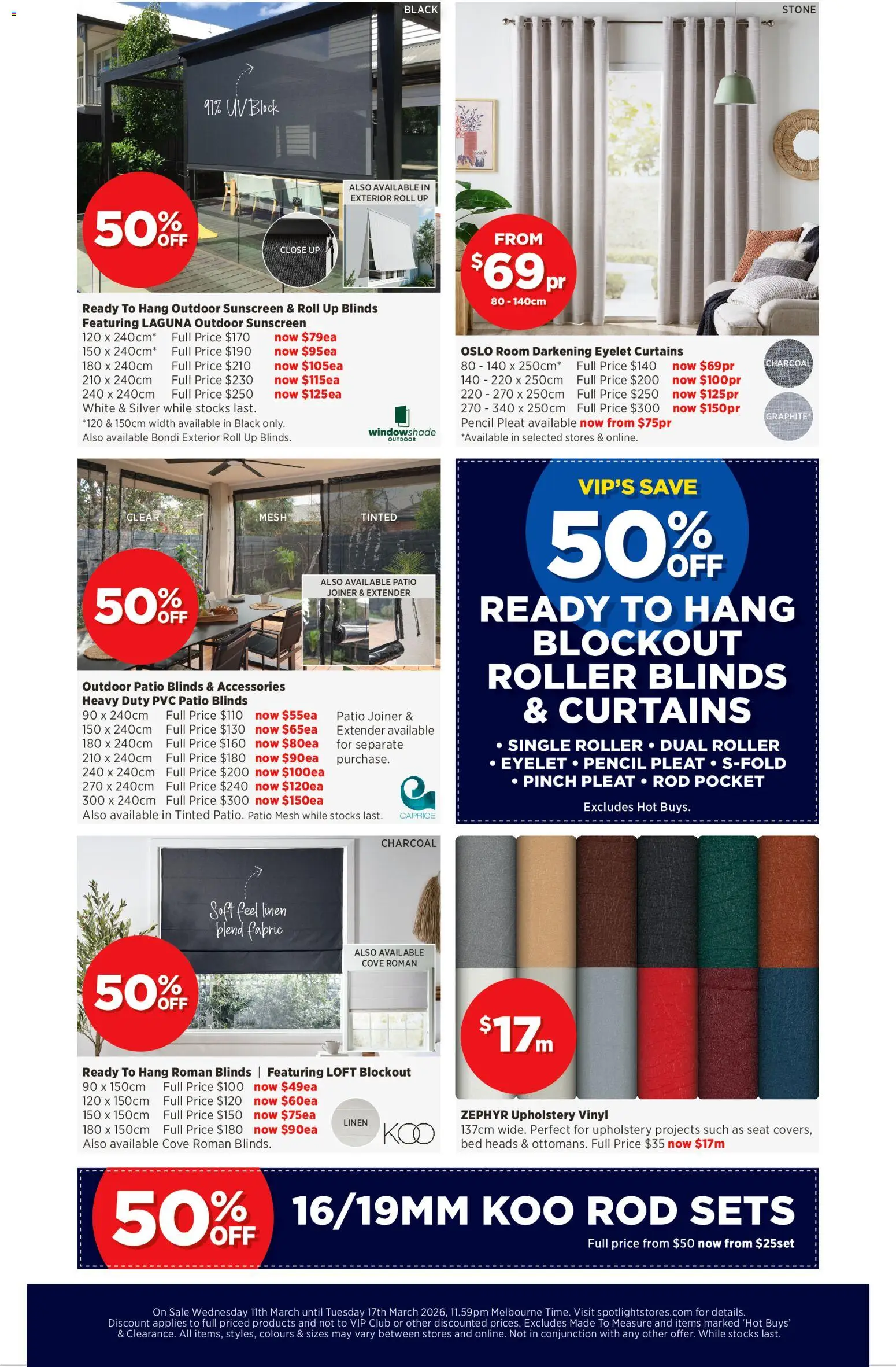 Spotlight catalogue - valid from 11.03.2026 | Page: 8 | Products: Blinds, Linen, Accessories, Bed
