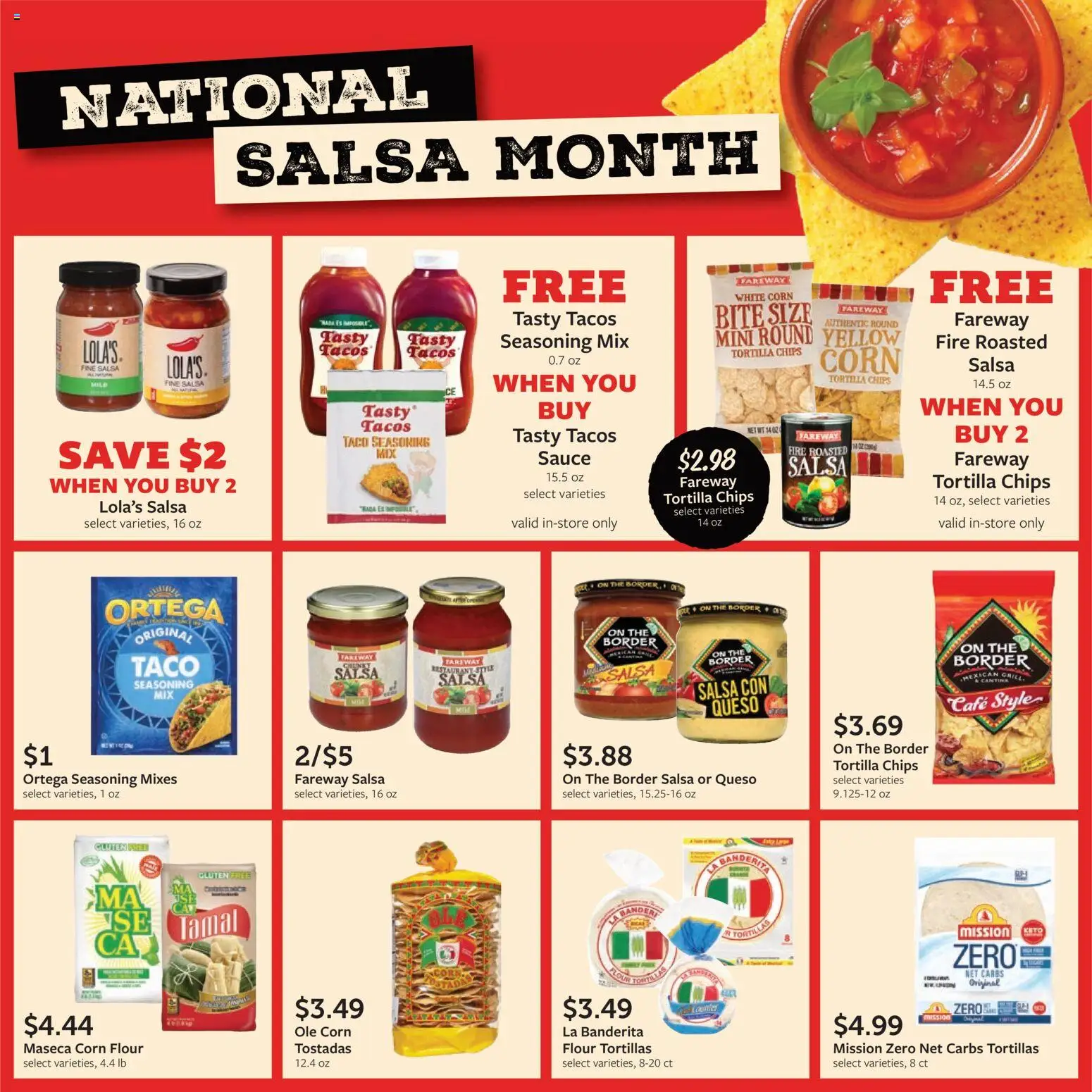 Fareway Monthly Ad - valid from 04.05.2026 | Page: 16 | Products: Corn, Chips, Sauce, Grill