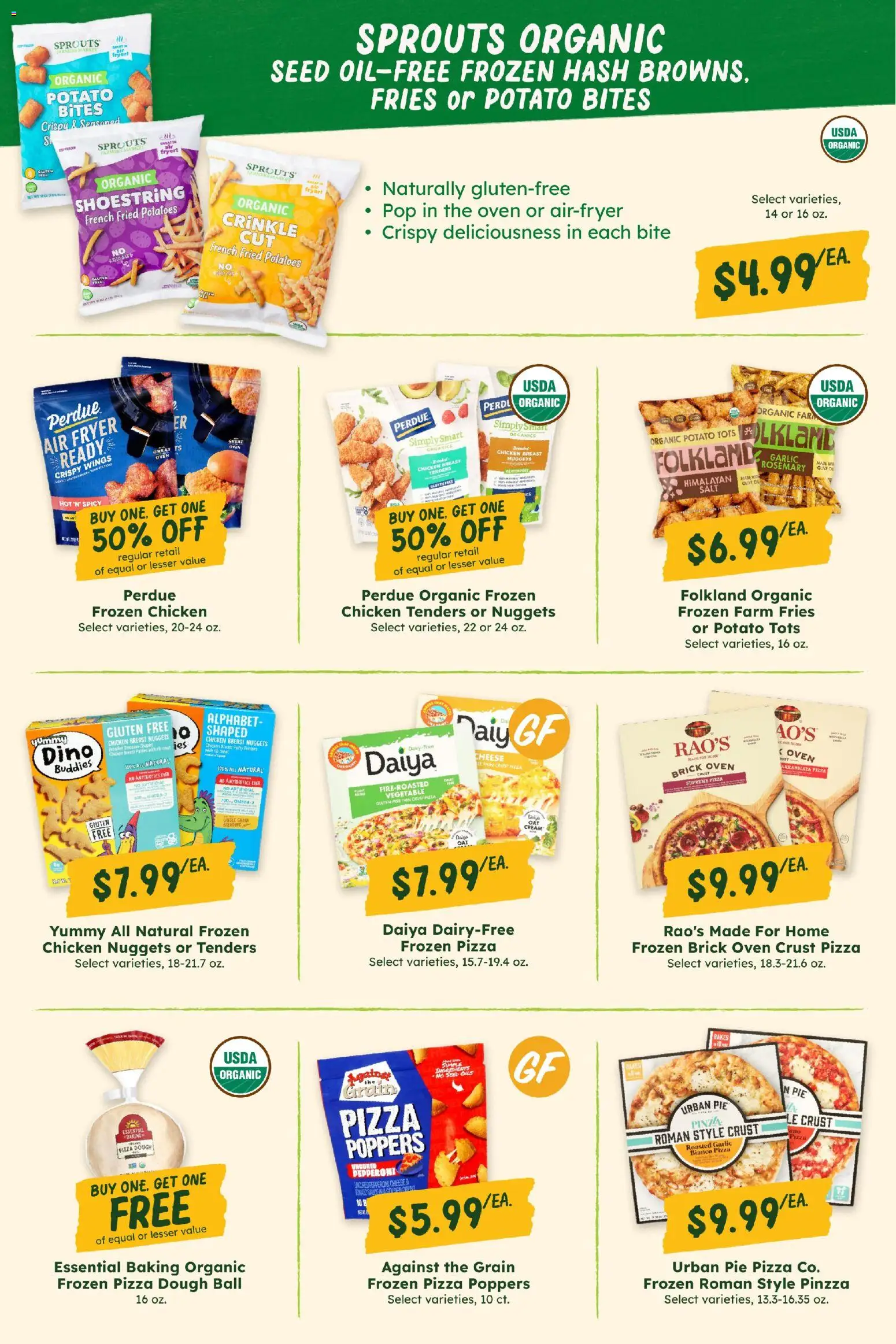 Sprouts Monthly Ad - valid from 09/23/2026 | Page: 21 | Products: Cheese, Air fryer, Frozen pizza, Oven