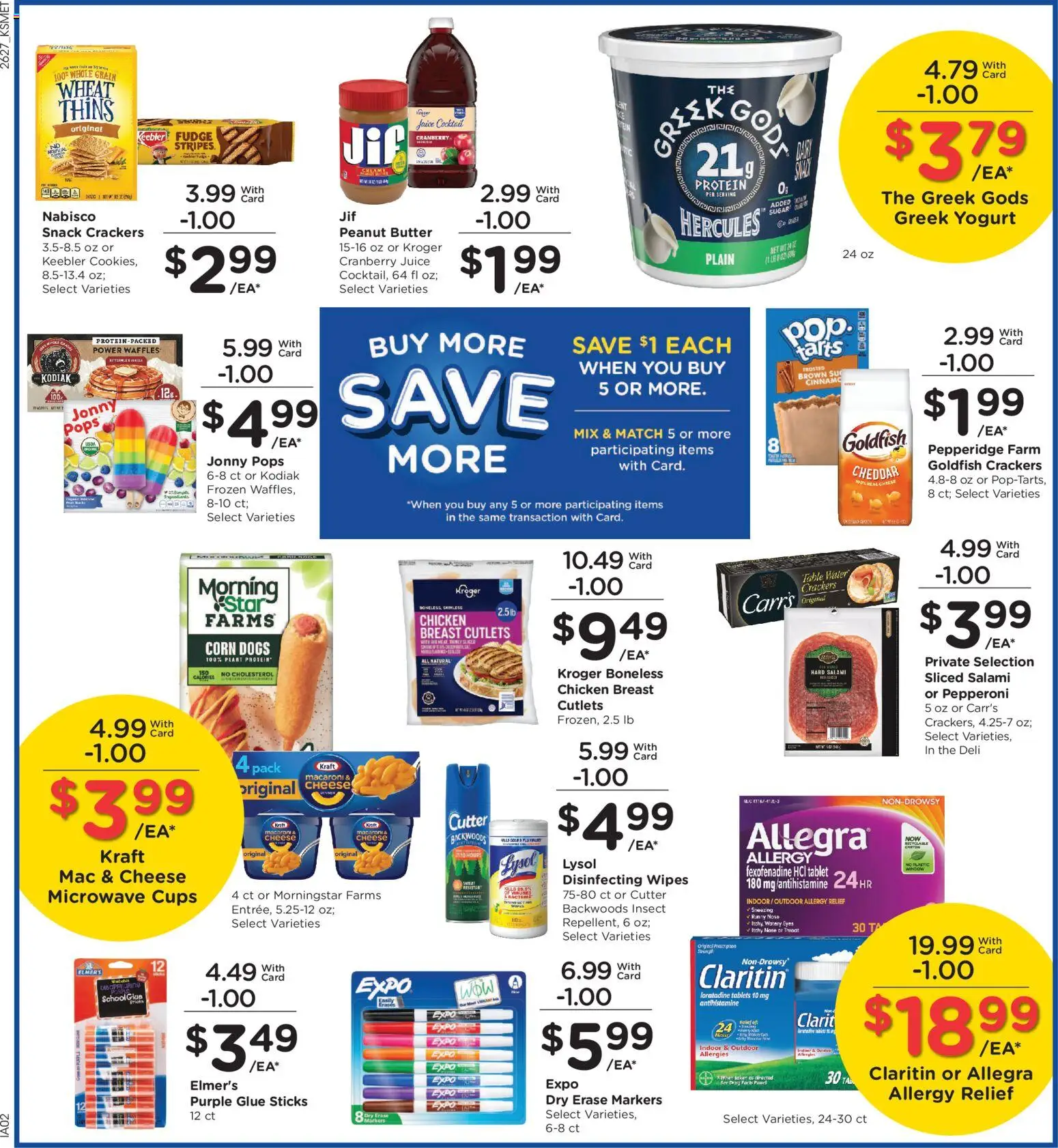 King Soopers Weekly Ad - valid from 08/05/2026 | Page: 6 | Products: Butter, Salami, Tablet, Cutter