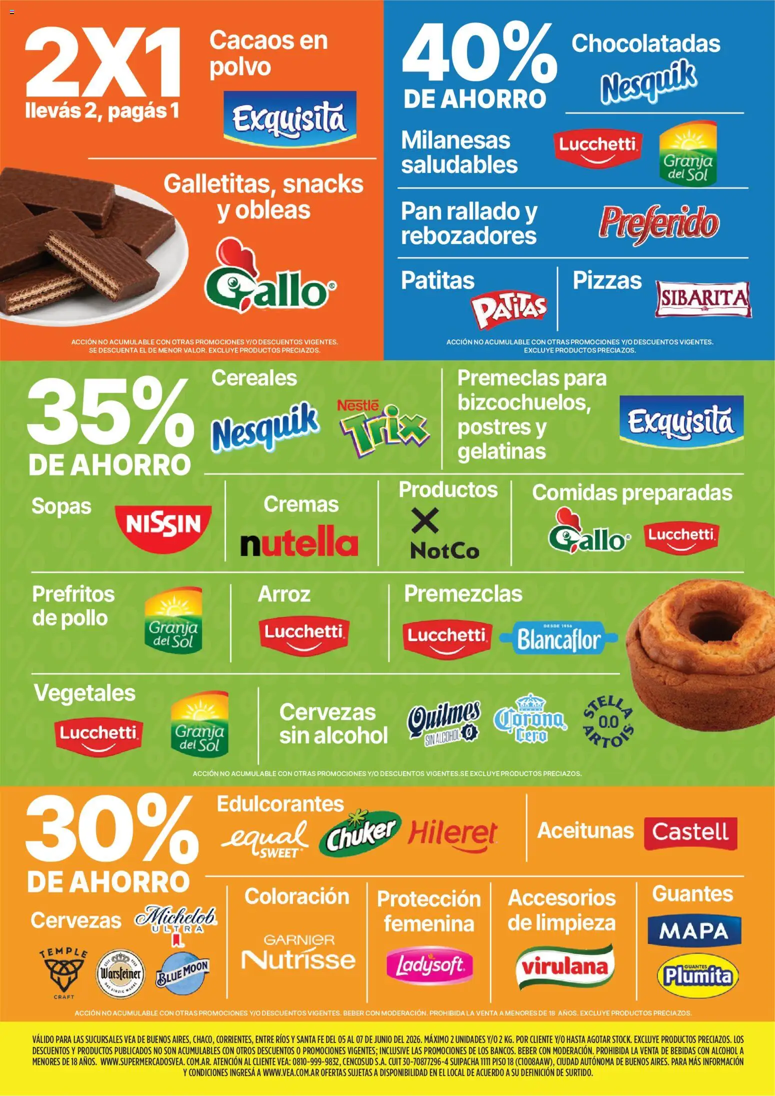 Vea - Ofertas │ válido desde el 05.06.2026 | Página: 8 | Productos: Pollo, Polvo, Aceitunas, Cereales