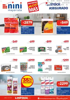 Vista previa NINI Mayorista catálogo válido desde el 28/09/2026 | Página: 16 | Productos: Toalla, Desinfectante, Esponja, Guantes