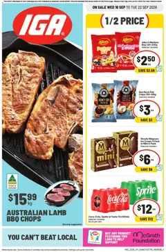 Preview of IGA catalogue Brunswick - valid from 16/09/2026