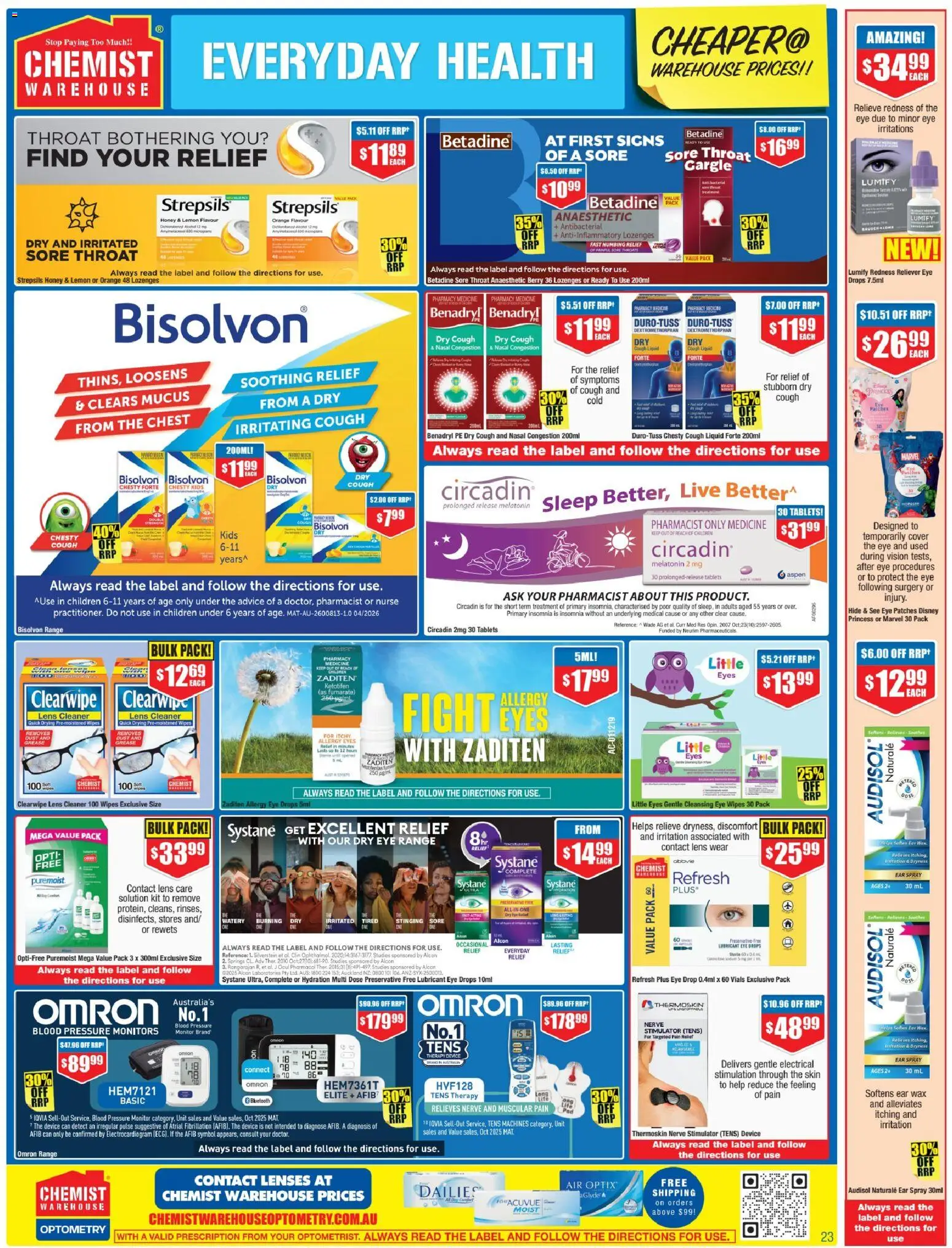   ﻿﻿Chemist Warehouse catalogue from 23/07/2026 > Big discounts — page 23