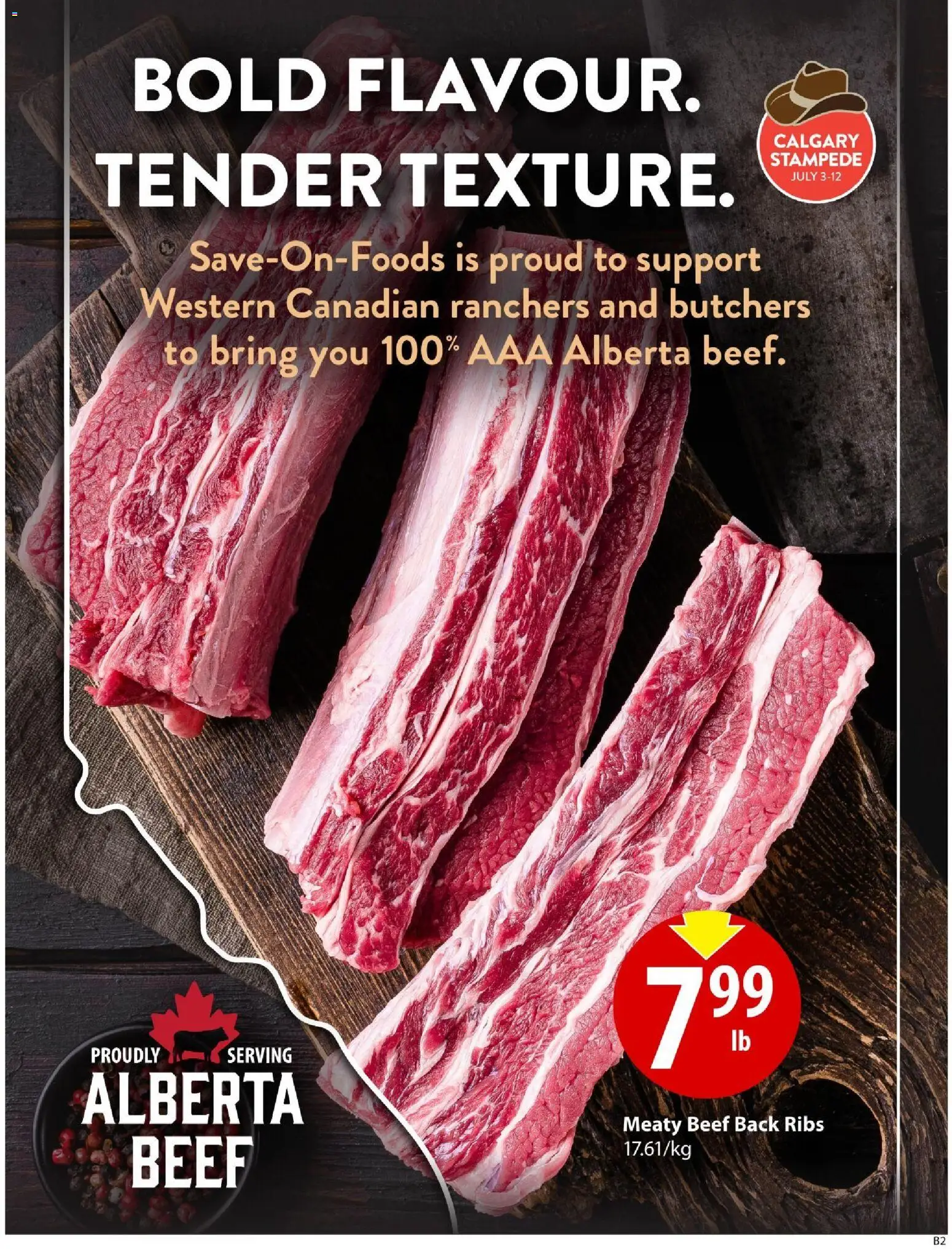 Save on foods flyer valid from Jul 9, 2026 | Page: 8 | Products: Beef