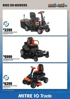 Preview of Mitre 10 Max Your Tax Back - valid from 13.05.2026 | Page: 9 | Products: Mower