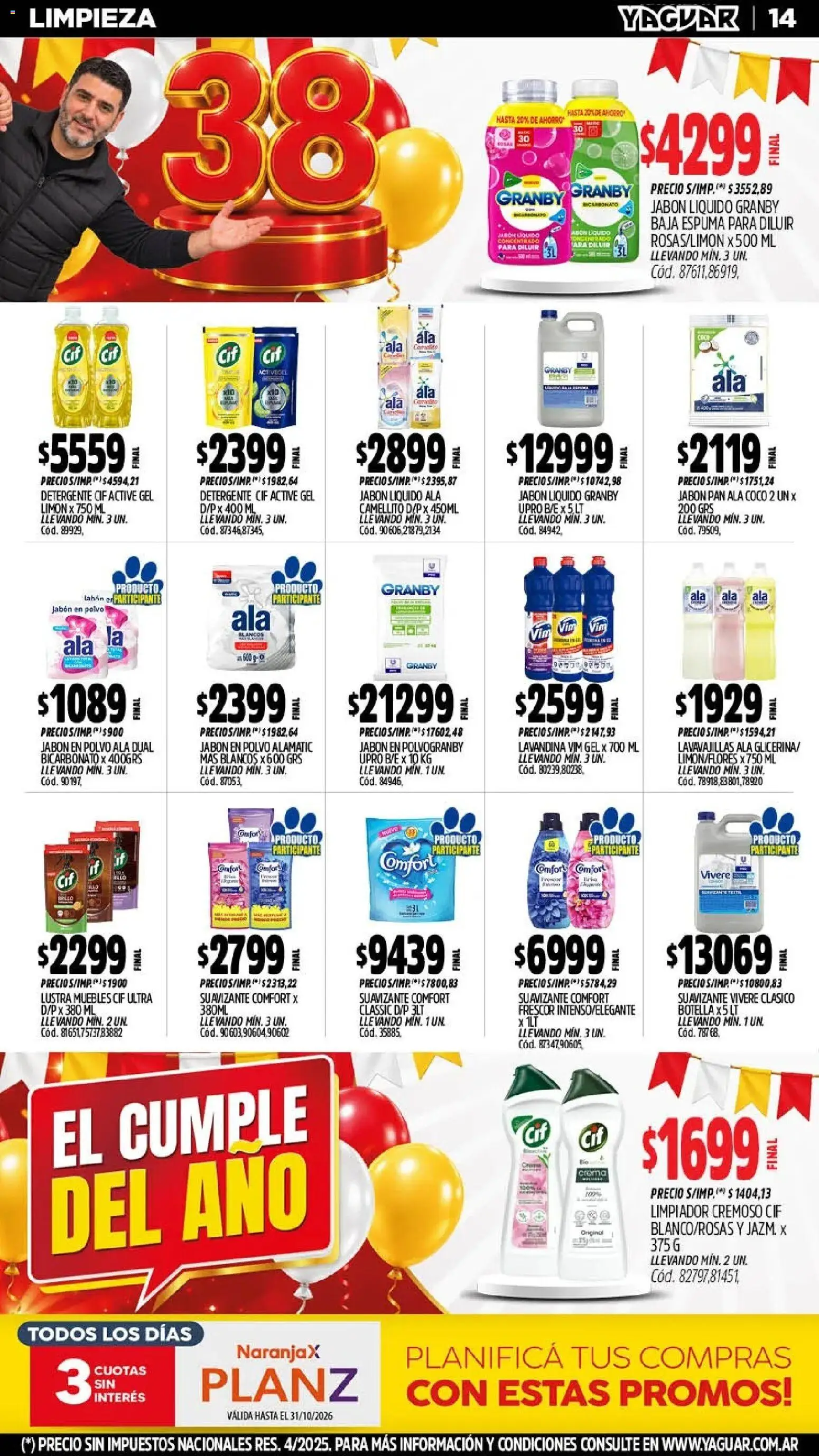 Yaguar - Oferta Semanal Salta │ válido desde el 19/10/2026 | Página: 17