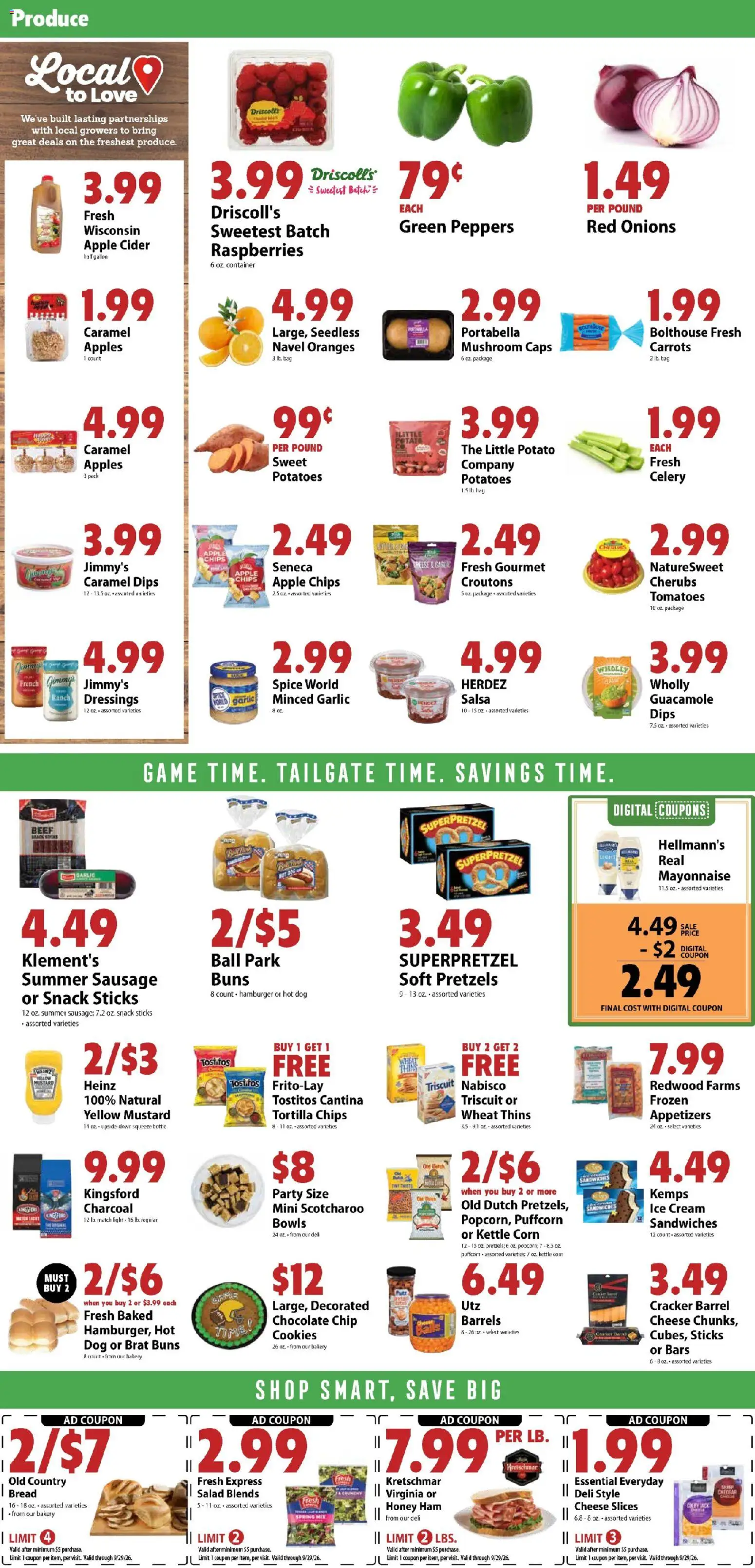 Festival Foods Weekly Ad - valid from 09/23/2026 | Page: 2 | Products: Cider, Beef, Chips, Salad