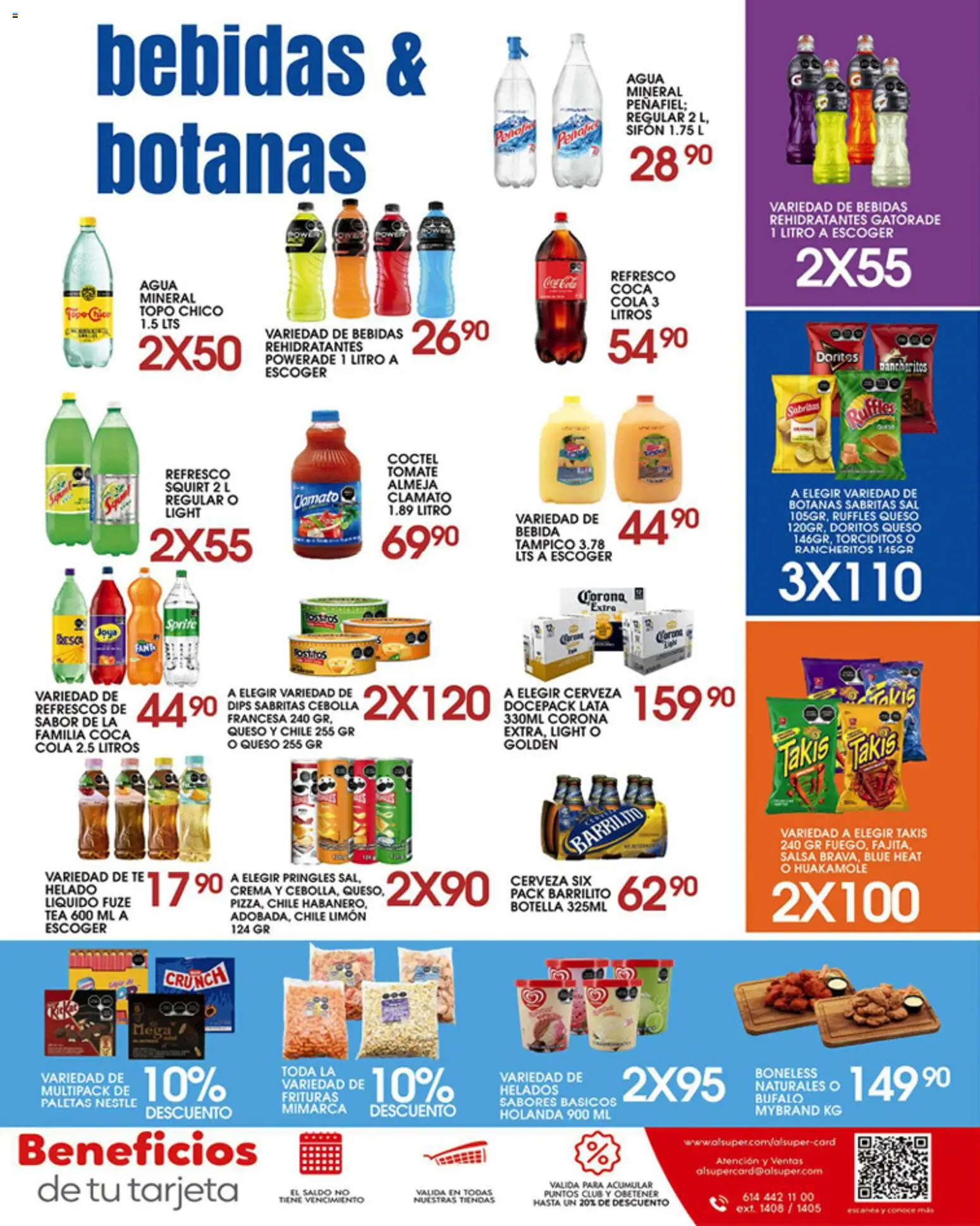 Nuevas ofertas de Alsuper válidas en toda la República Mexicana desde el 29.05.2026. ¡Encuentra las mejores ofertas en Alsuper folleto Laguna! | Página: 7 | Productos: Sal, Crema, Tomate, Agua