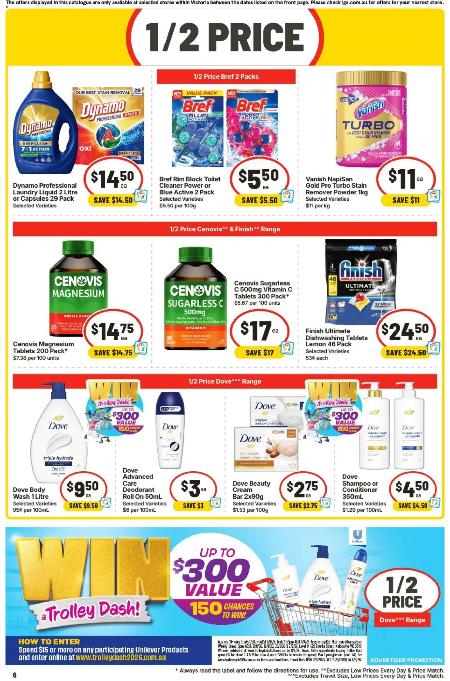 Ritchies catalogue - valid from 12/08/2026 | Page: 6 | Products: Toilet, Trolley, Lemon, Vitamin