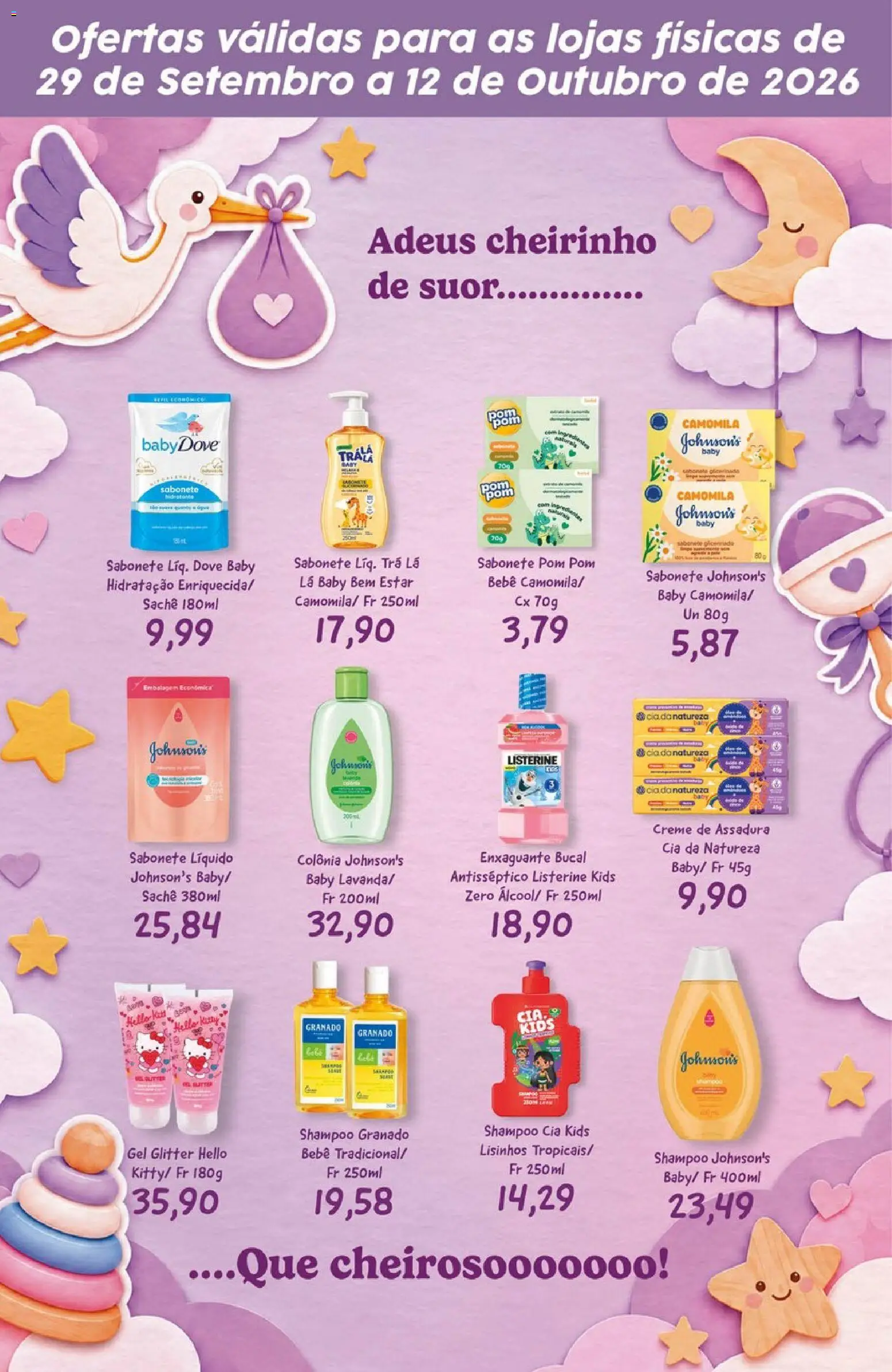 Tauste Folheto - válido de 29/09/2026 | Página: 2 | Produtos: Enxaguante bucal, Listerine, Sabonete, Dove