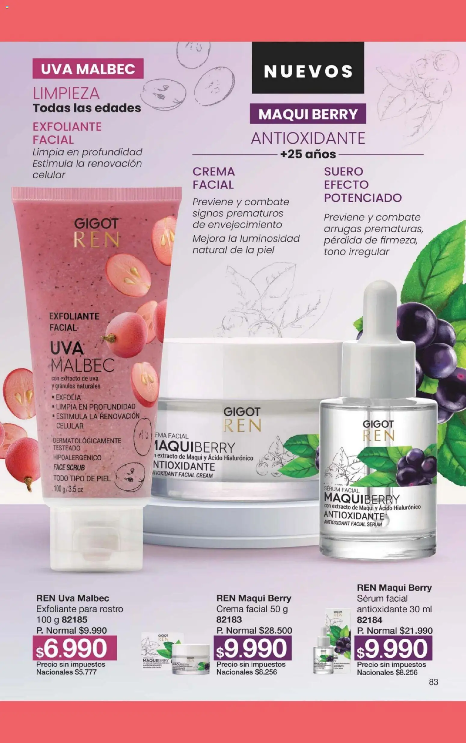 Gigot - CAMPAÑA 13 │ válido desde el 23/08/2026 | Página: 55 | Productos: Celular, Crema facial, Uva, Crema