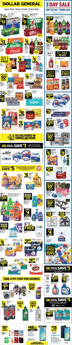 Preview of Dollar General weekly ads valid from 08/30/2026
