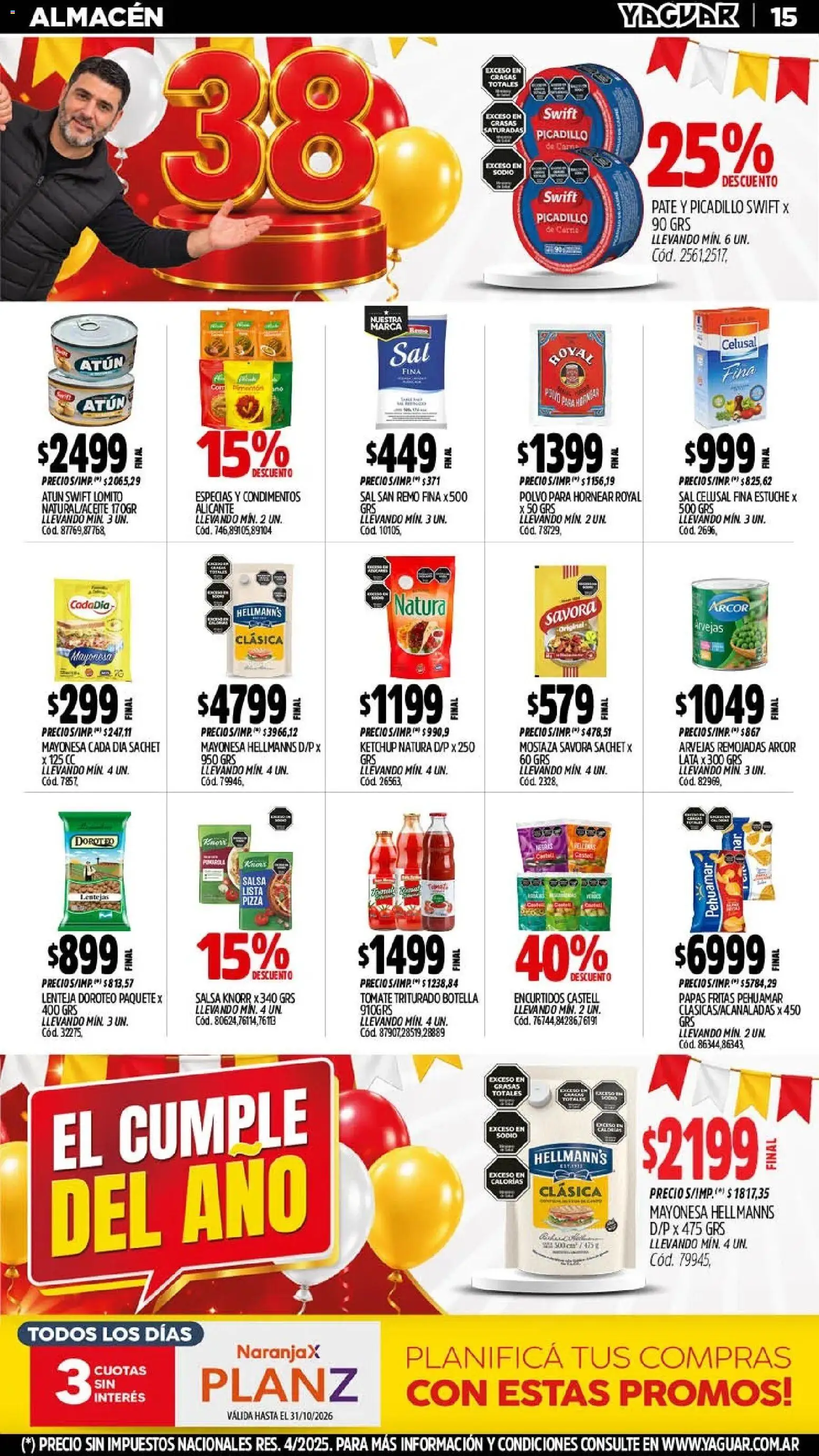 Yaguar - Oferta Semanal Parque Chacabuco │ válido desde el 05/10/2026 | Página: 13