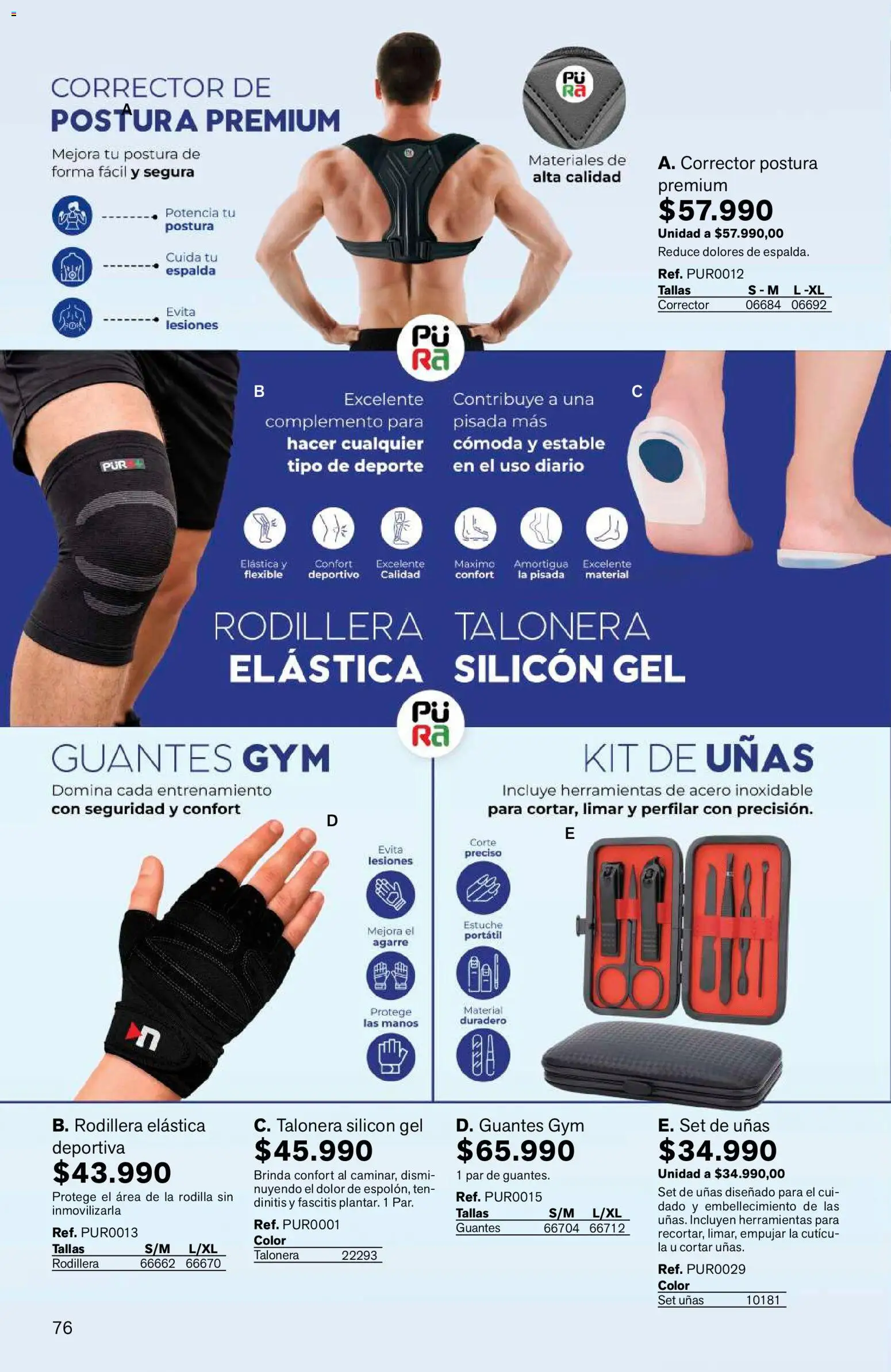 Leonisa revista - valida desde el 15/07/2026 | Página: 76 | Productos: Guantes, Estuche, Cómoda, Corrector