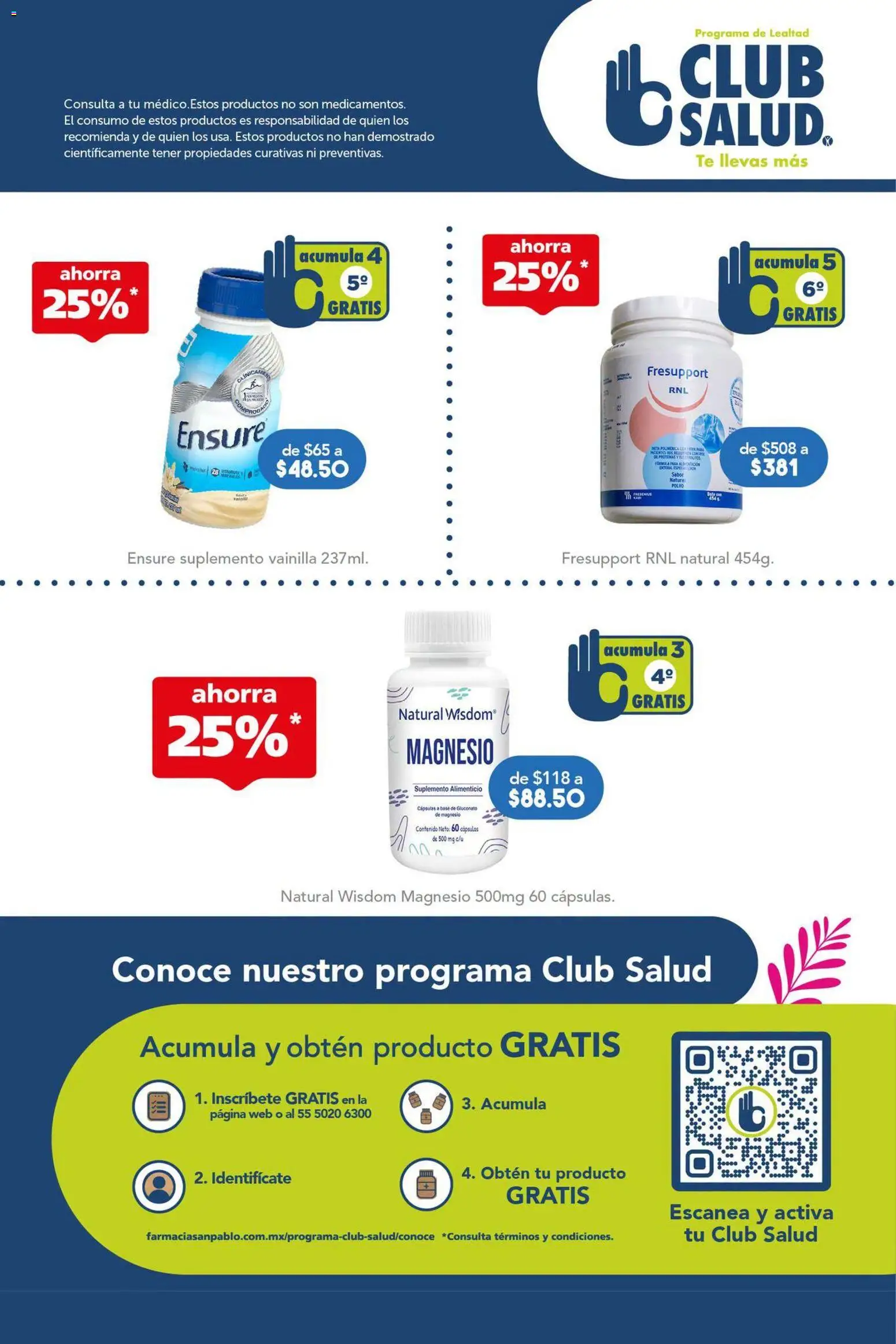 Nuevas ofertas de Farmacia San Pablo válidas en toda la República Mexicana desde el 02/08/2026. ¡Encuentra las mejores ofertas en Farmacia San Pablo catálogo! | Página: 5