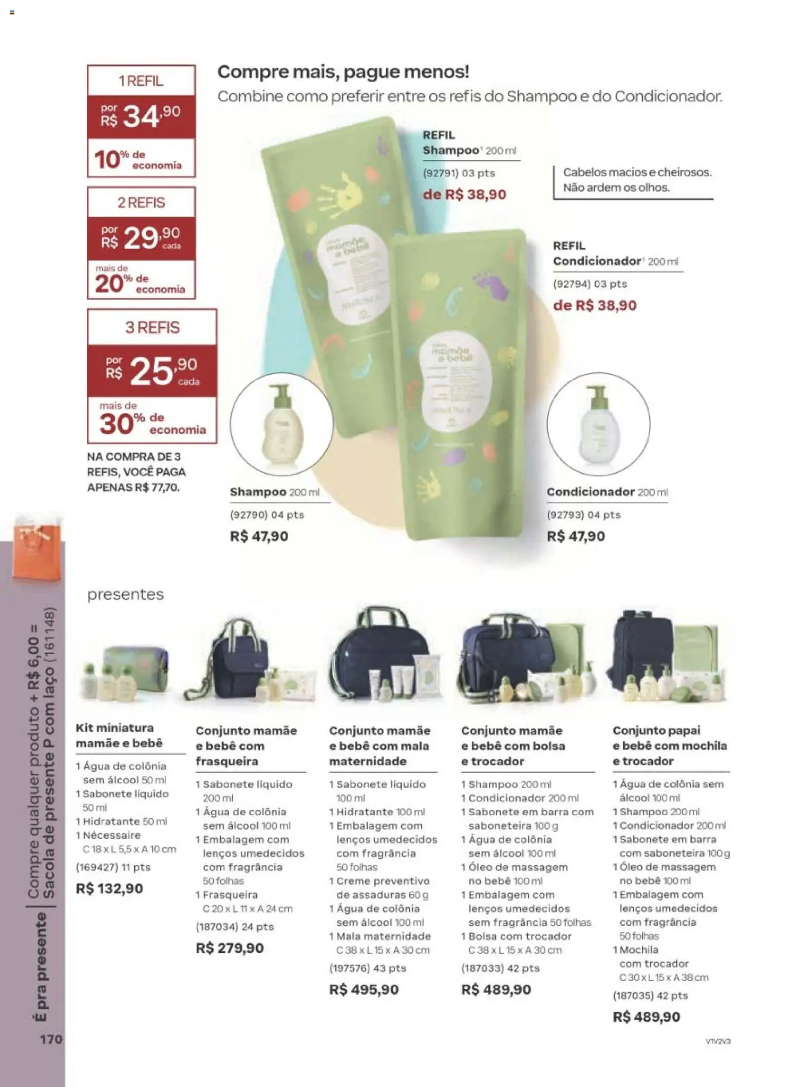 Natura Folheto - válido de 29/06/2026 | Página: 170 | Produtos: Shampoo, Óleo, Sabonete, Bolsa