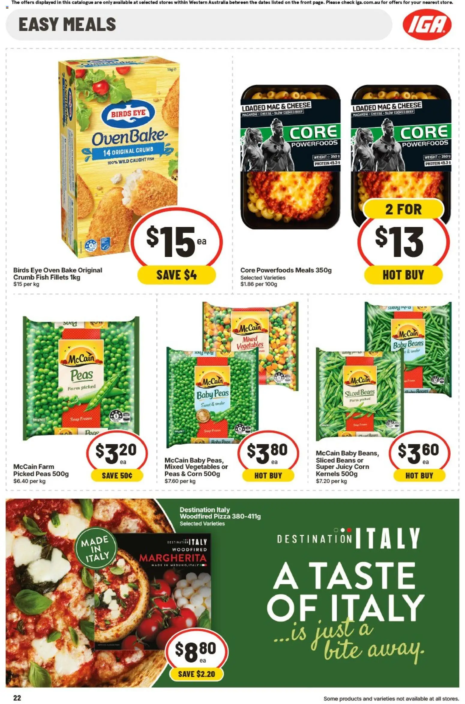 IGA catalogue - valid from 20.05.2026 | Page: 25 | Products: Cheese, Pizza, Oven, Weight