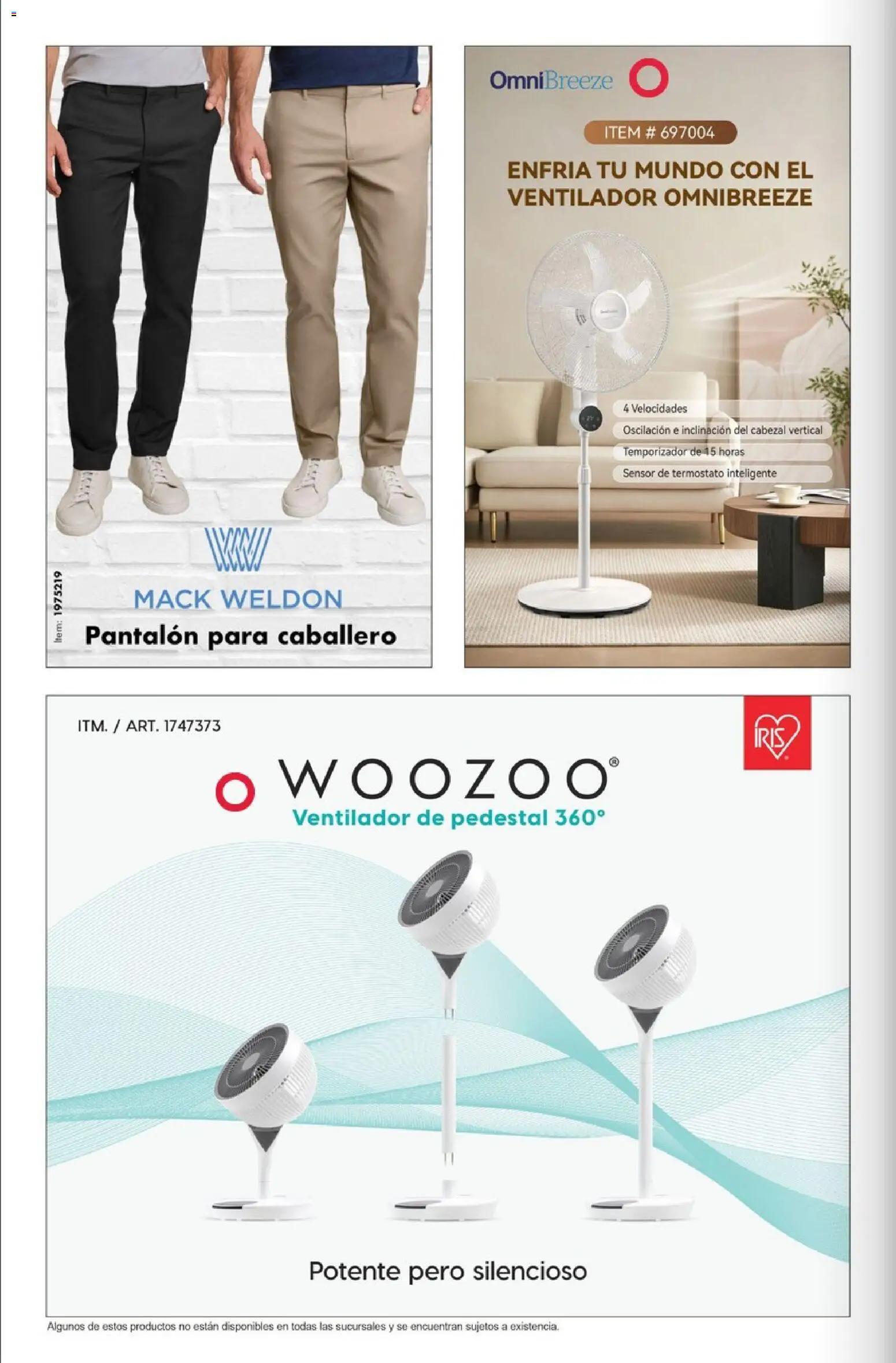 Nuevas ofertas de Costco válidas en toda la República Mexicana desde el 01/07/2026. ¡Encuentra las mejores ofertas en Costco Revista Julio 2026! | Página: 48 | Productos: Ventilador, Pants