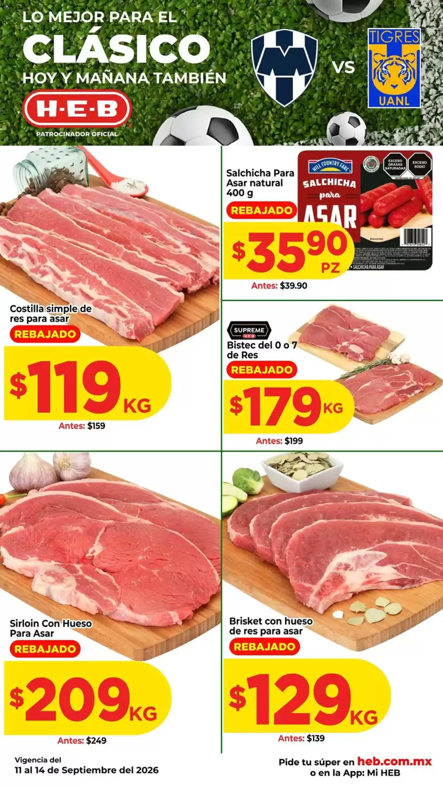 Nuevas ofertas de H-E-B válidas en toda la República Mexicana desde el 11/09/2026. ¡Encuentra las mejores ofertas en H-E-B folleto! | Página: 2