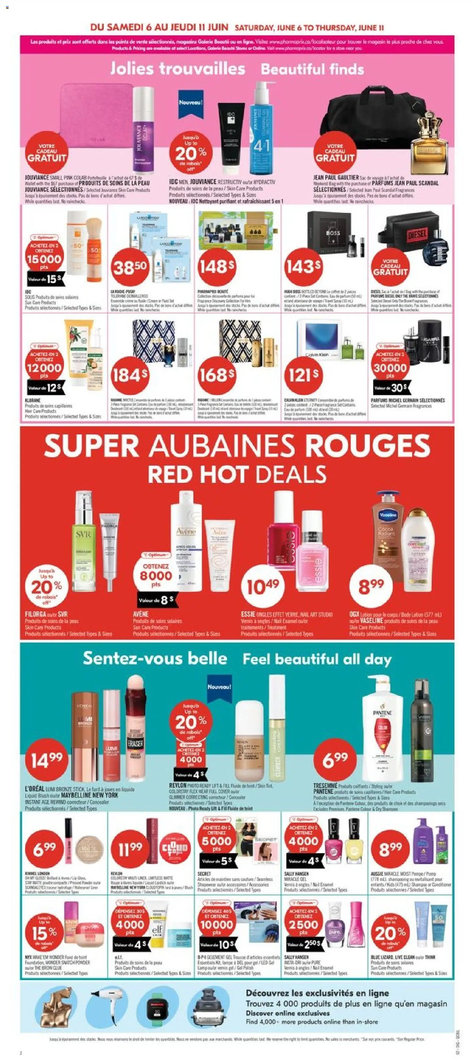 Pharmaprix flyer valid from 05.06.2026 | Page: 9 | Products: Bag, Blush, Shampoo, Conditioner