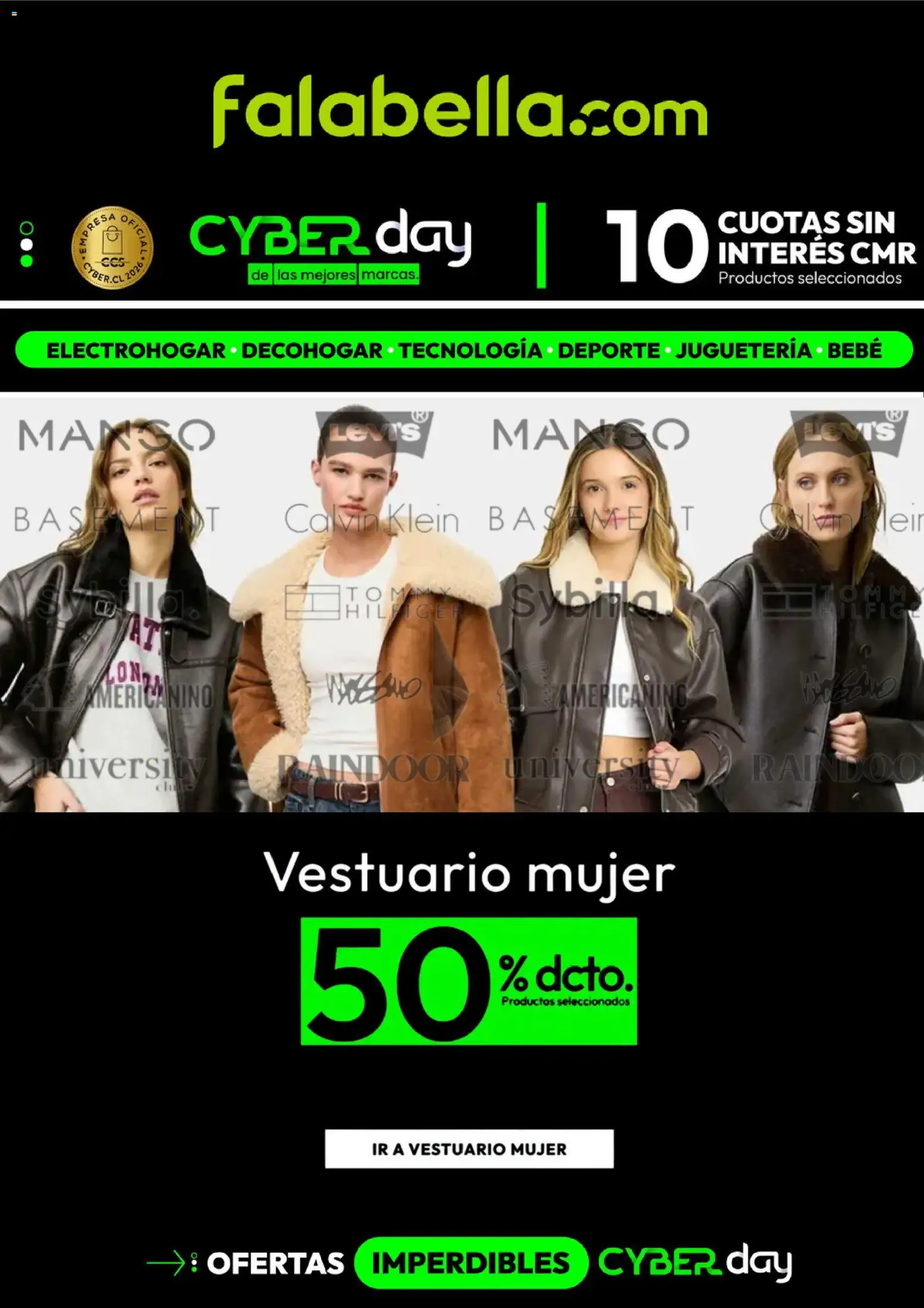 Falabella Cyber Day │ válido desde el 01.06.2026 | Página: 1 | Productos: Mango