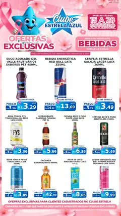 Estrela Azul ofertas Clube Bebidas - Pré-Visualização do folheto da loja Estrela Azul, válido de 15/10/2026