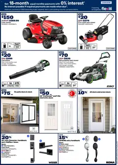 Preview of Rona weekly flyer from shop Rona valid from 04.06.2026 | Page: 11 | Products: Mower, Battery