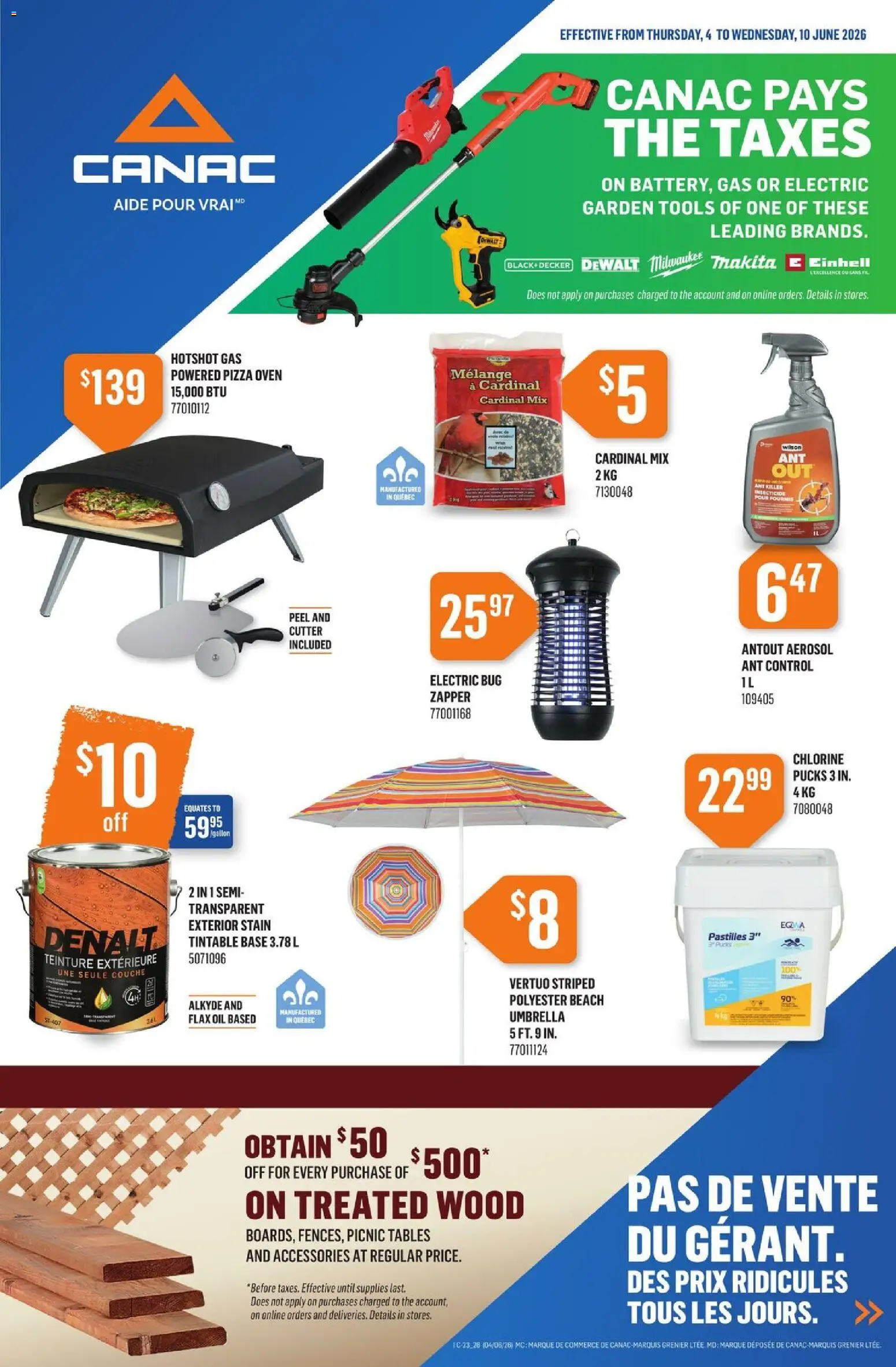 Canac flyer valid from 04.06.2026 | Page: 1