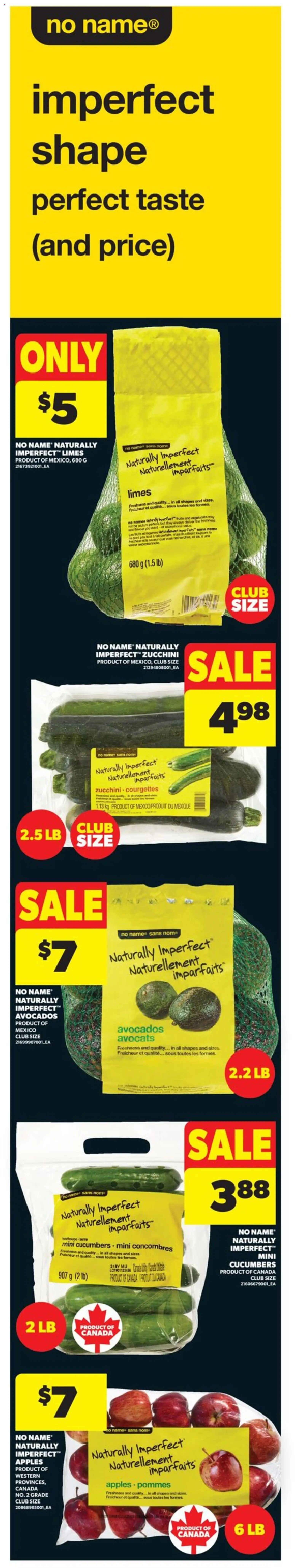 Real Canadian Superstore flyer valid from 07.05.2026 | Page: 6 | Products: Cucumbers, Apples
