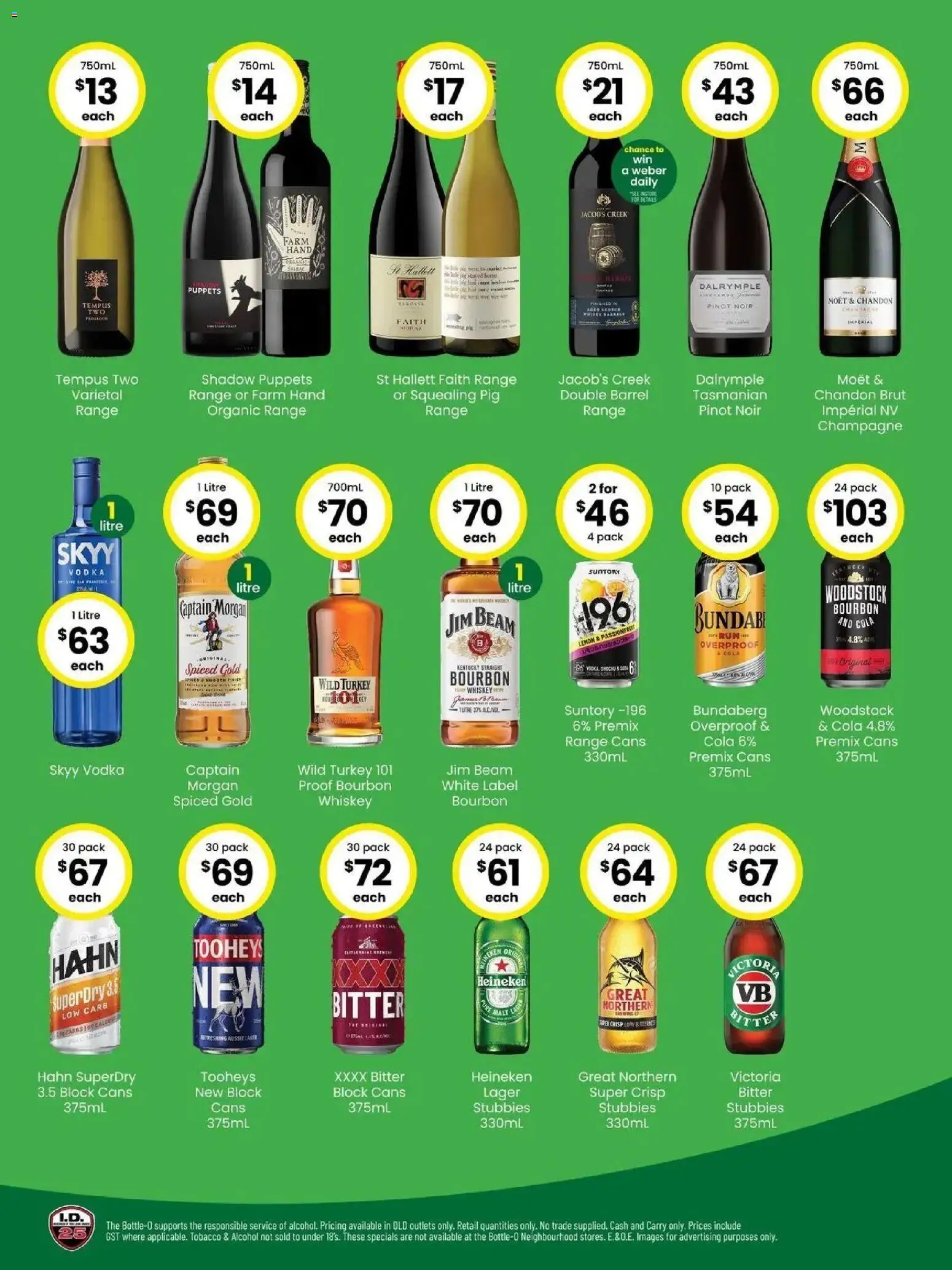 The Bottle-O catalogue - valid from 24.05.2026 | Page: 2 | Products: Bourbon, Whiskey, Salad, Scotch