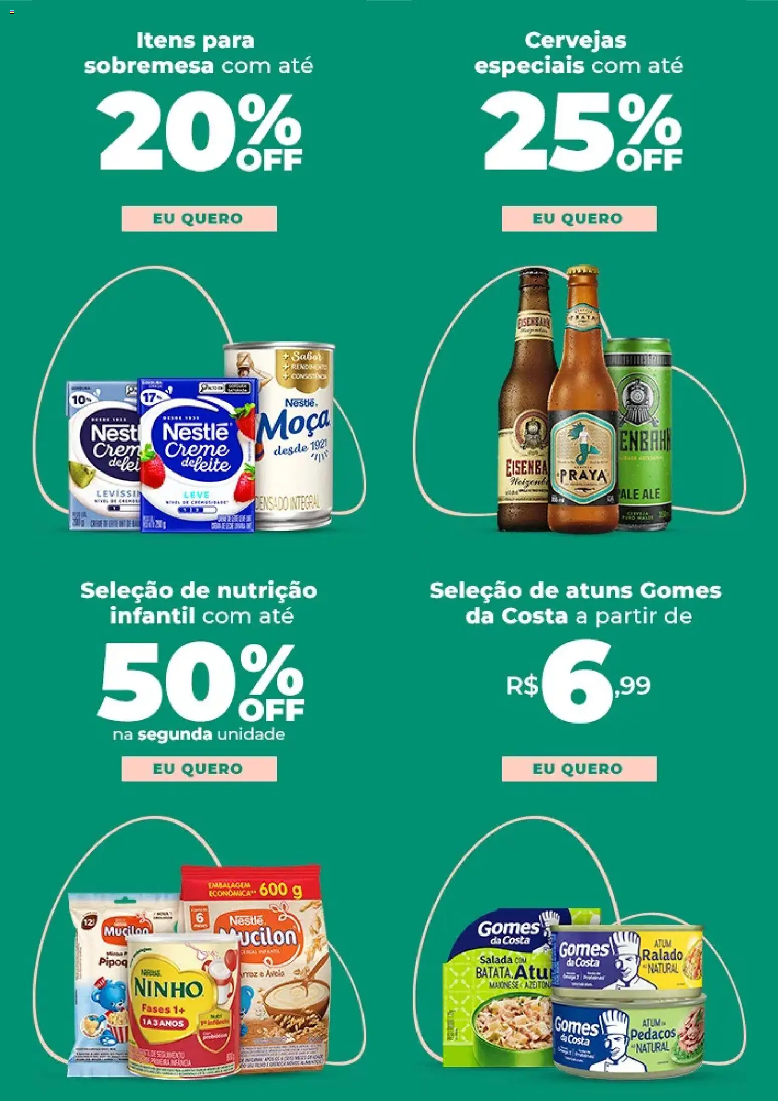 Pão de Açúcar Folheto - válido de 04.05.2026 | Página: 2 | Produtos: Gomes da costa, Arroz, Creme, Atum