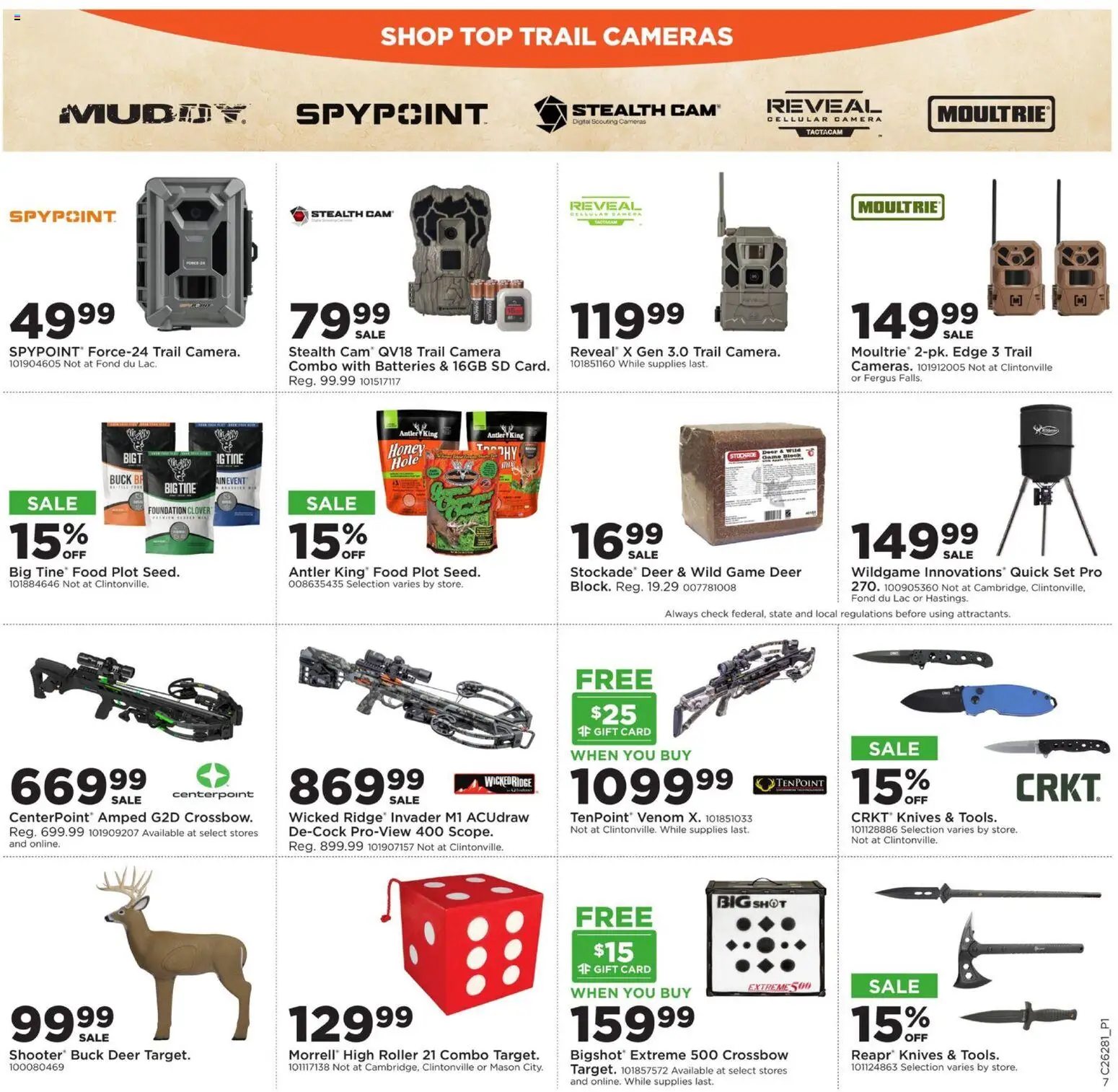 Mills Fleet Farm Weekly Ad - valid from 07/06/2026 | Page: 8 | Products: Ridge, Camera, Game, Trail Camera