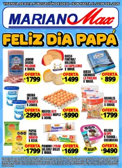 Vista previa Mariano Max - Catálogo válido desde el 16.06.2026 | Página: 5 | Productos: Helado, Crema de leche, Huevos, Pionono