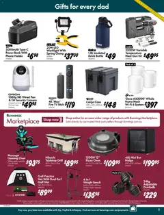 Preview of Bunnings Gifts Built for Dad - valid from 12/08/2026 | Page: 11 | Products: Phone, Case, Grill, Bench
