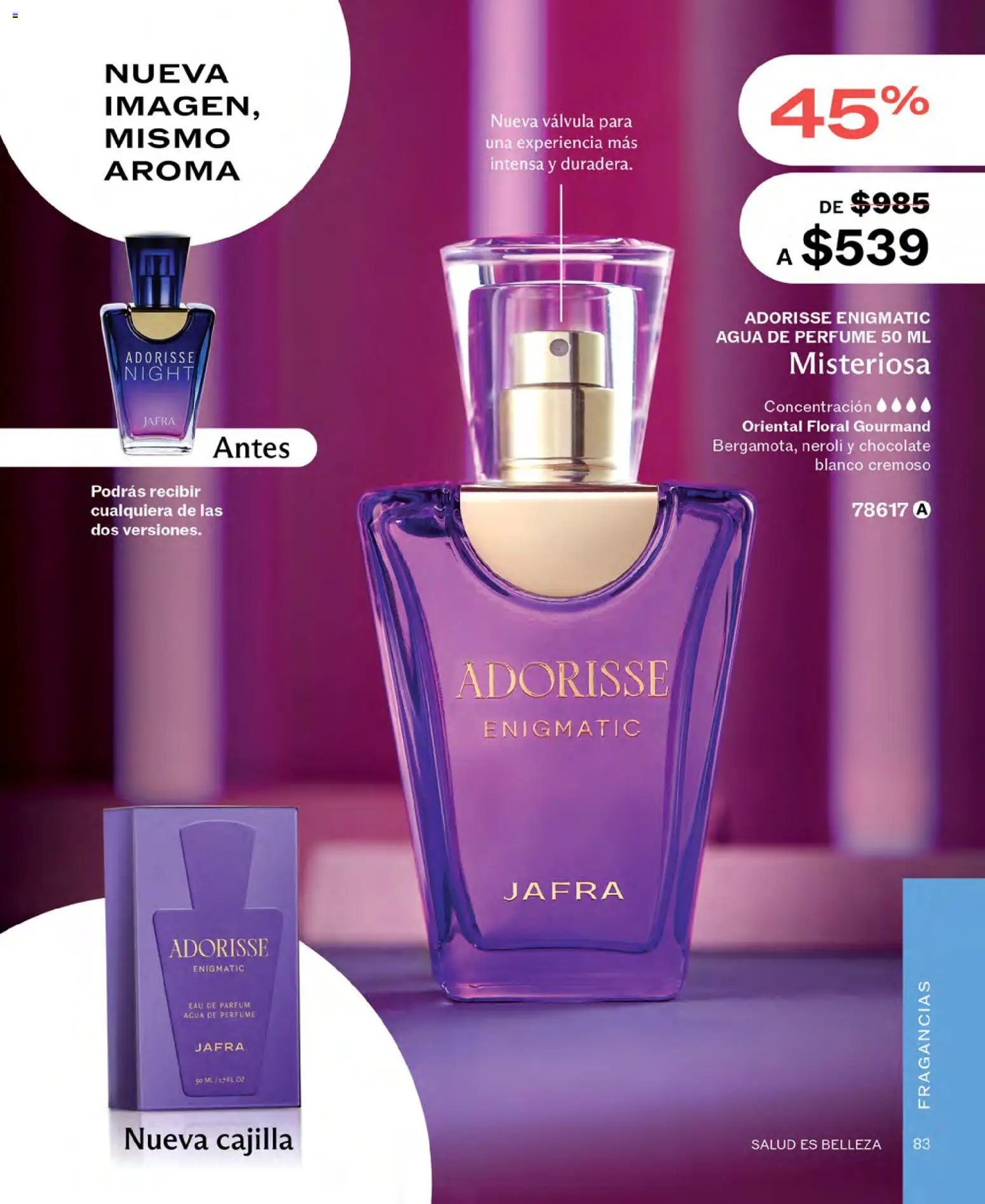 Nuevas ofertas de JAFRA válidas en toda la República Mexicana desde el 01.06.2026. ¡Encuentra las mejores ofertas en JAFRA catálogo! | Página: 83 | Productos: Agua, Chocolate, Válvula, Perfume